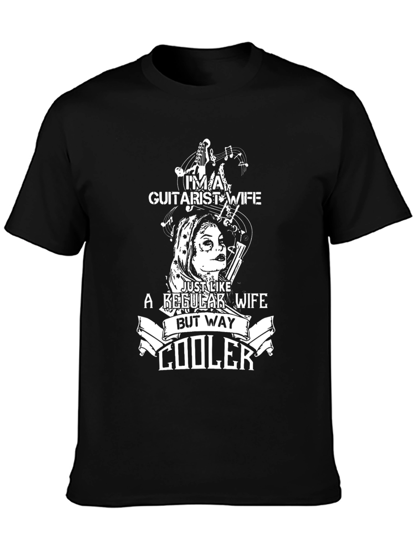 Guitarist Wife T-Shirt - Cool Graphic Tee