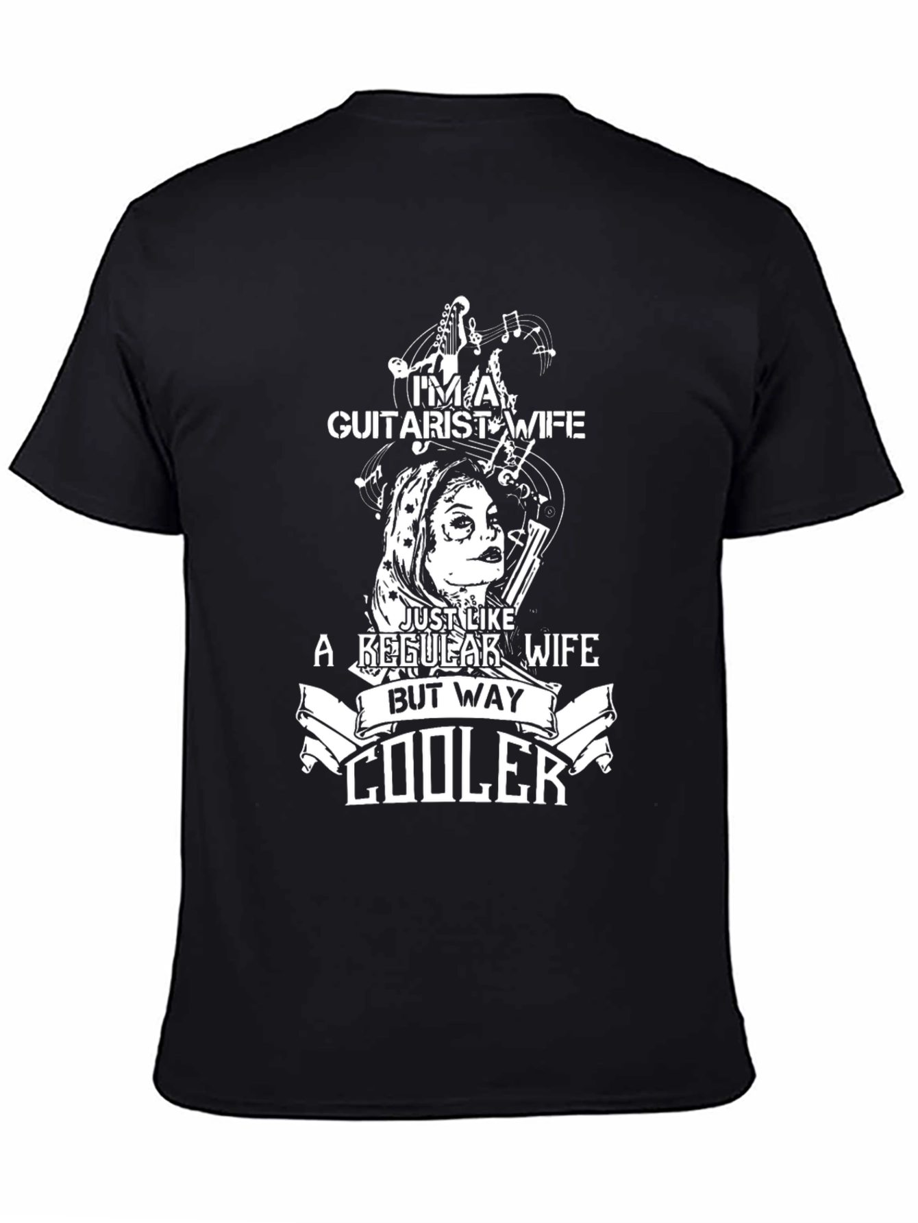 Guitarist Wife T-Shirt - Cool Graphic Tee