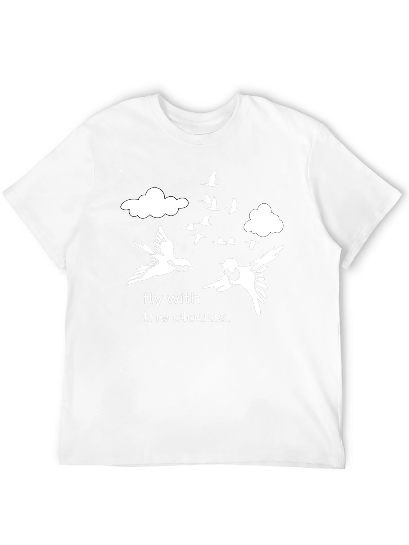 Fly With The Clouds Graphic Tee