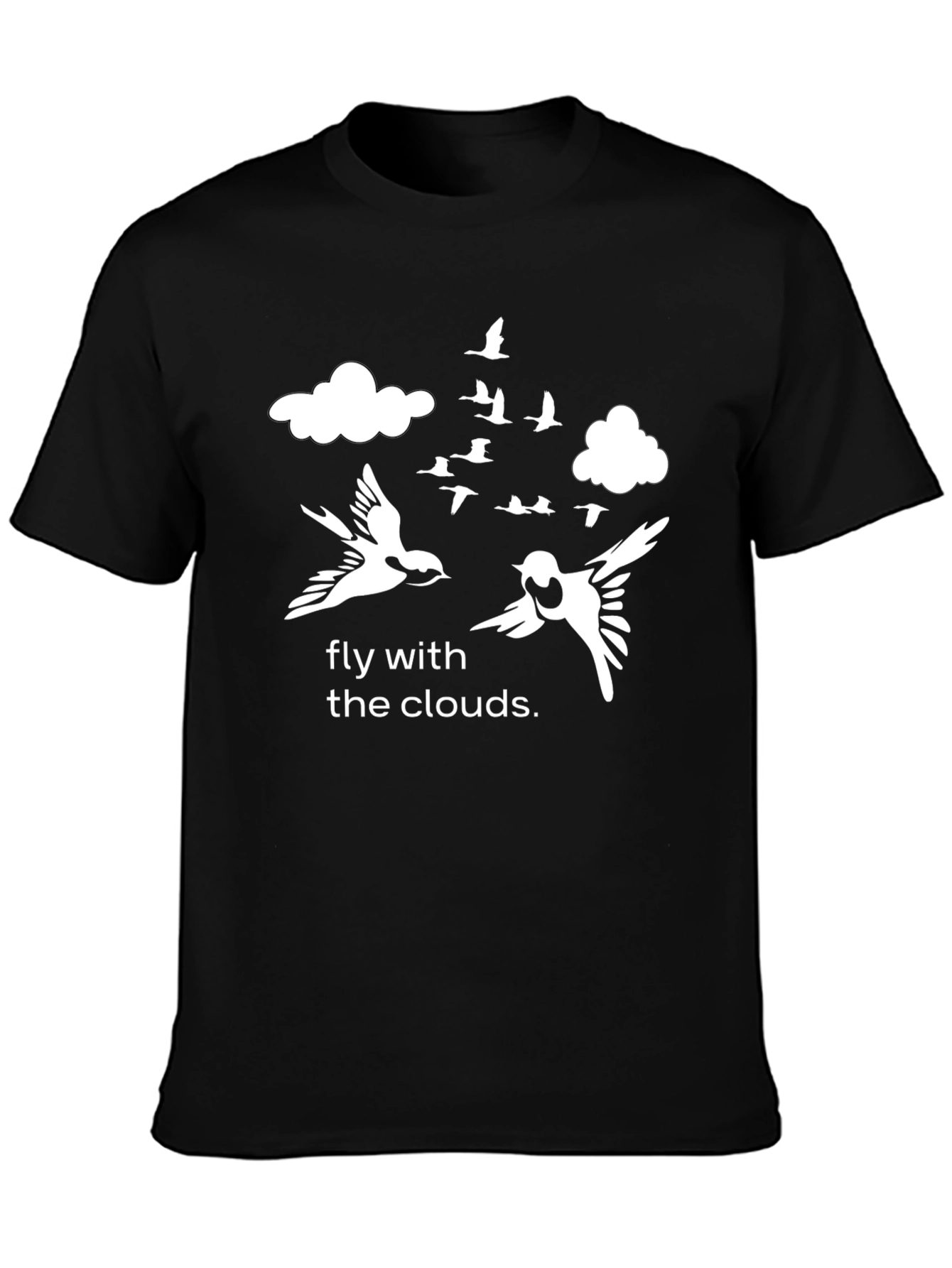 Fly With The Clouds Graphic Tee