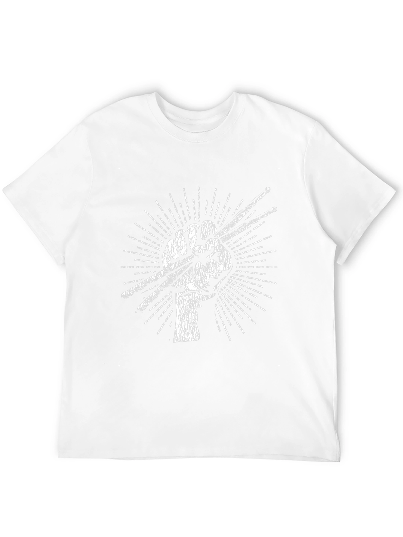 Drummer Fist Graphic T-Shirt - Music Lover Tee