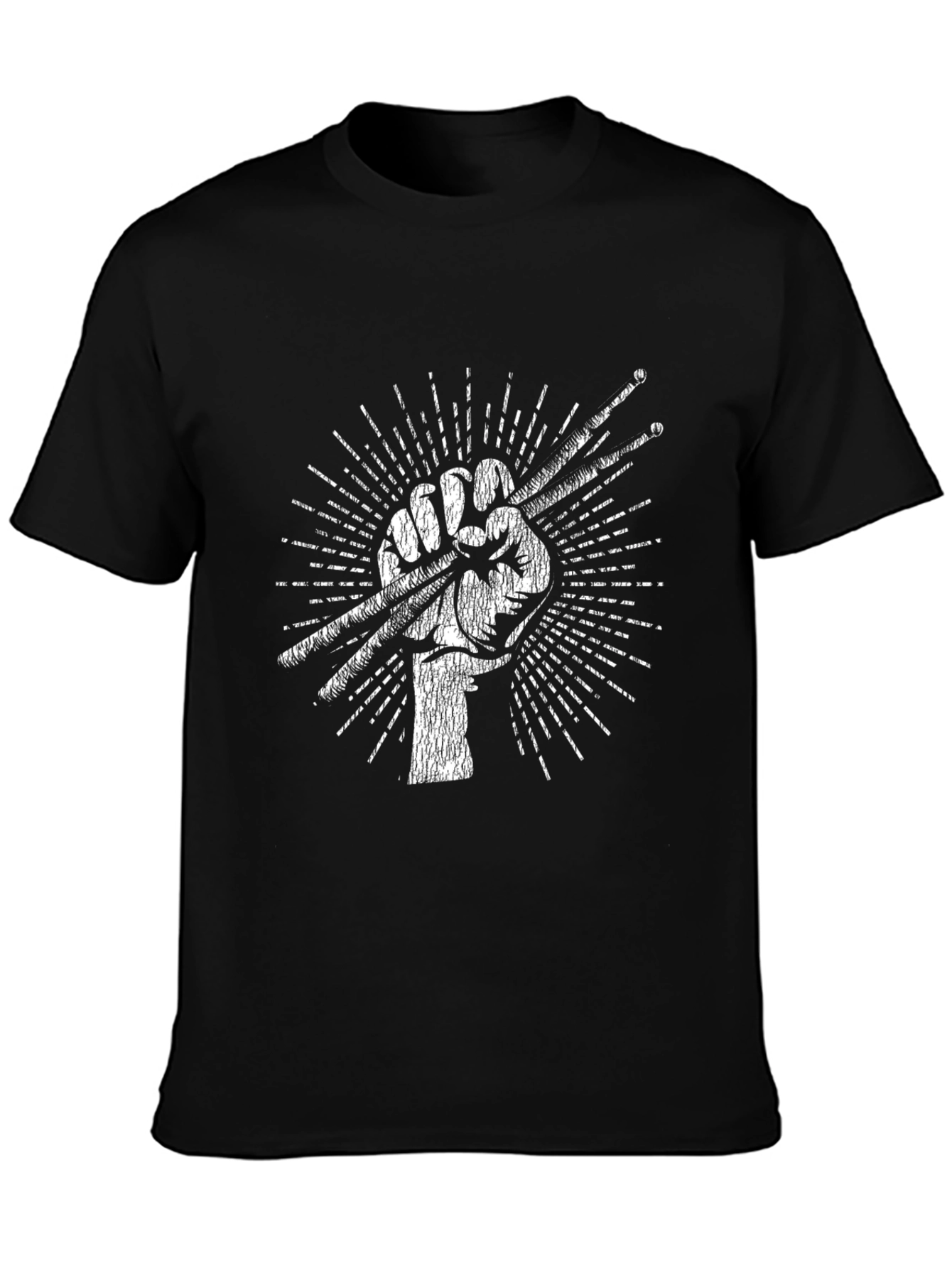 Drummer Fist Graphic T-Shirt - Music Lover Tee