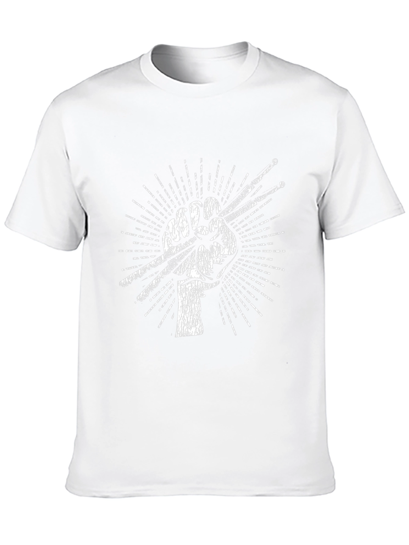 Drummer Fist Graphic T-Shirt - Music Lover Tee