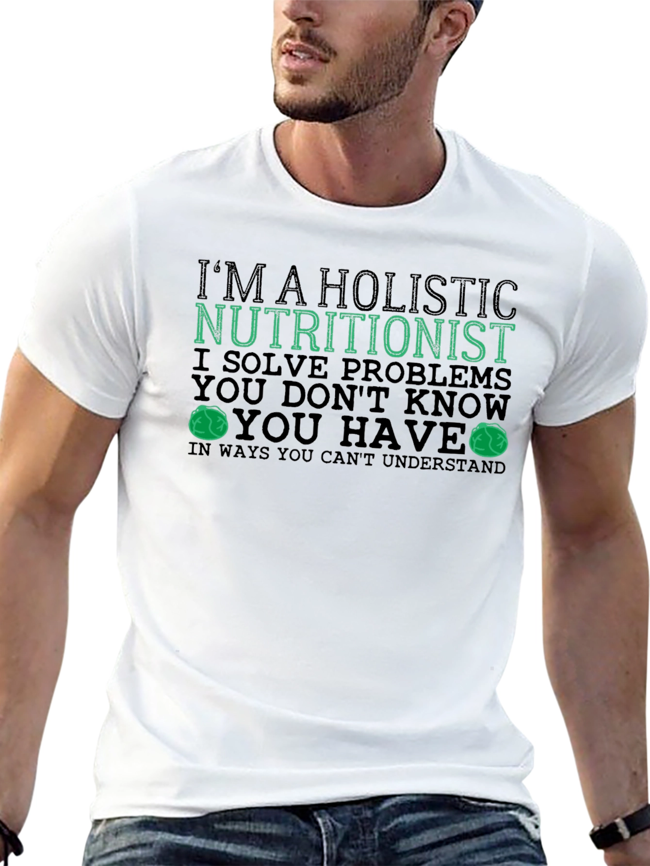 Holistic Nutritionist T-Shirt Funny Health Gift
