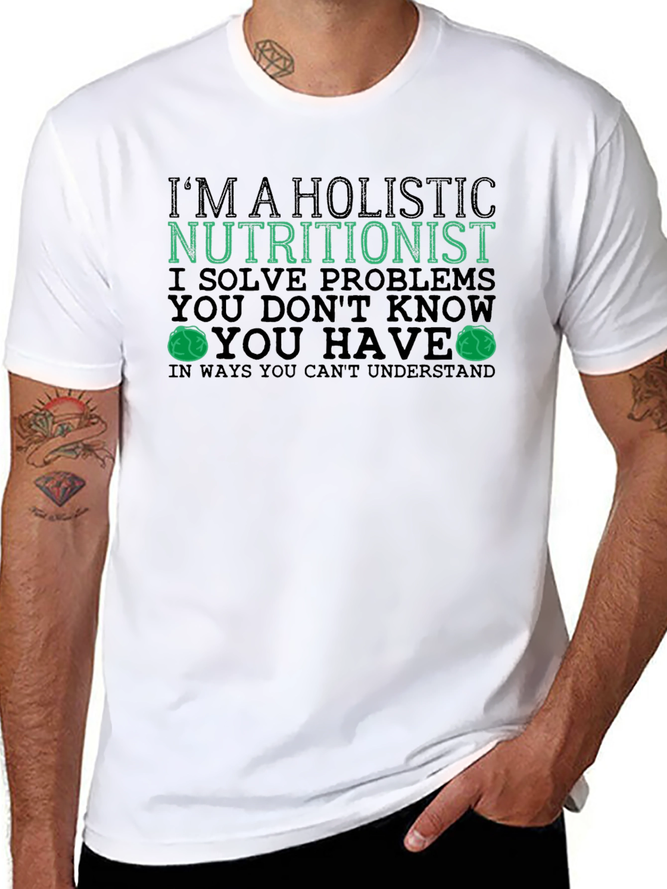 Holistic Nutritionist T-Shirt Funny Health Gift