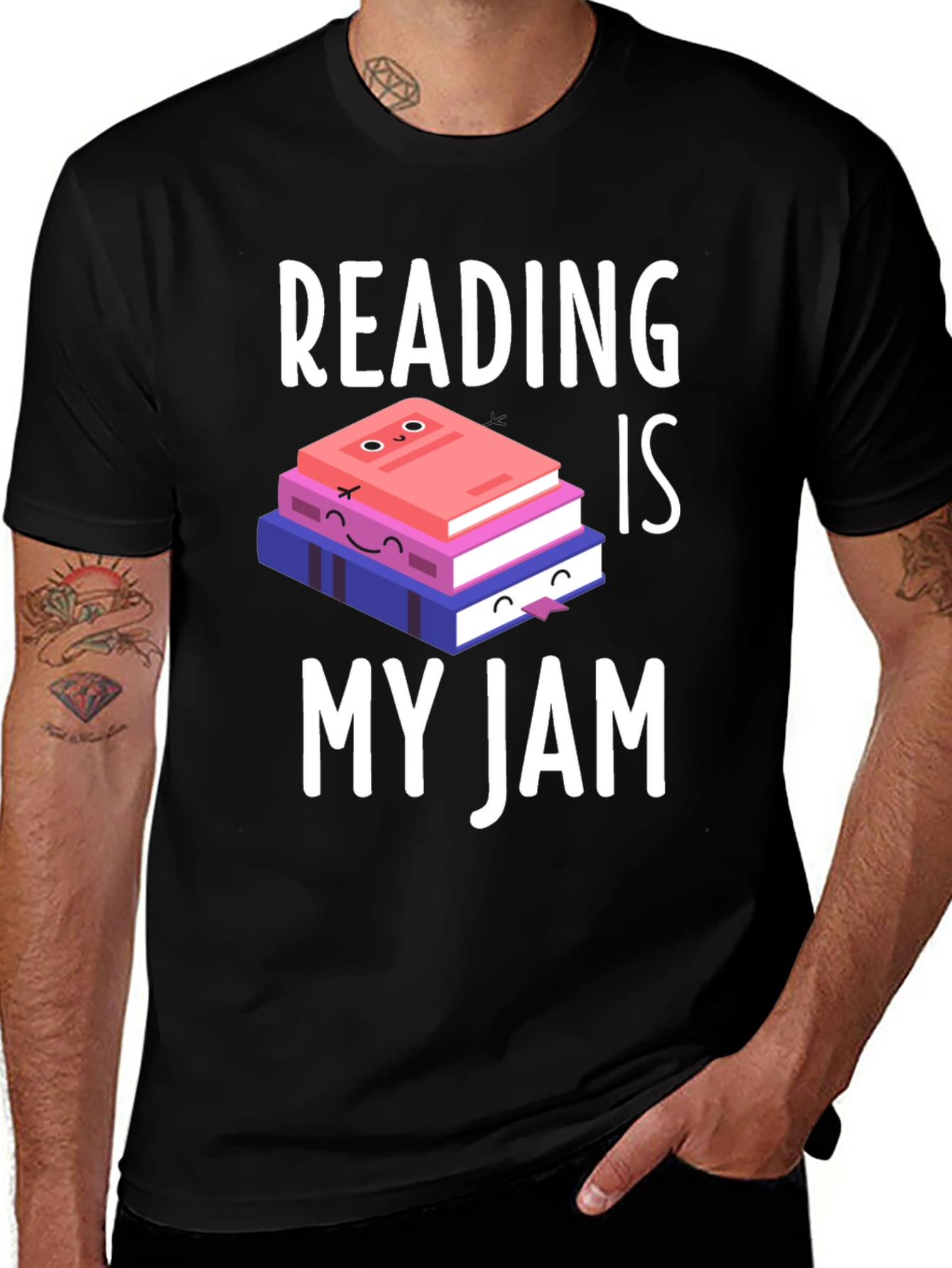 Reading is My Jam Graphic T-Shirt