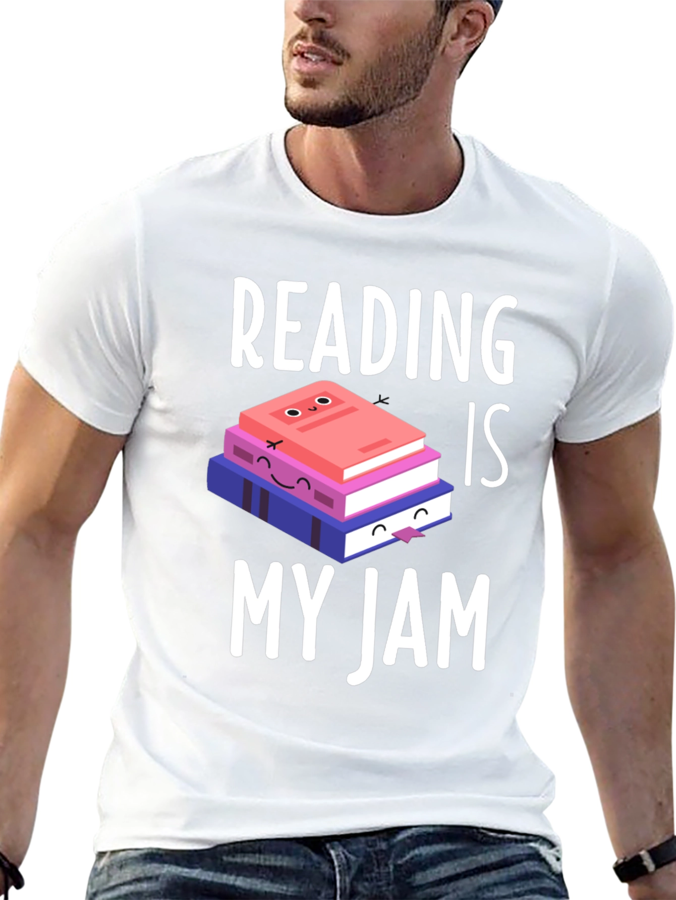 Reading is My Jam Graphic T-Shirt