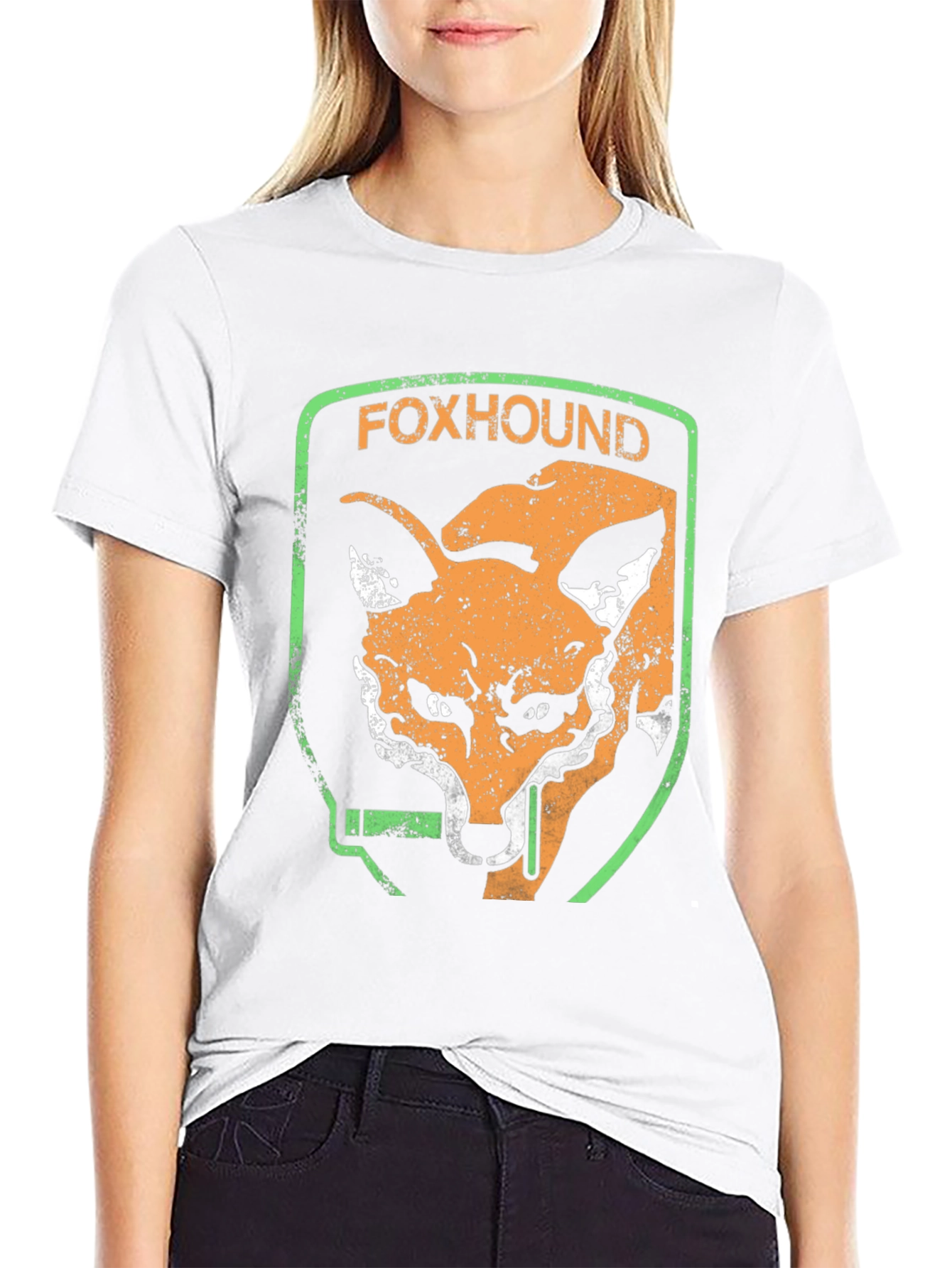 Foxhound Graphic T-Shirt - Retro Style