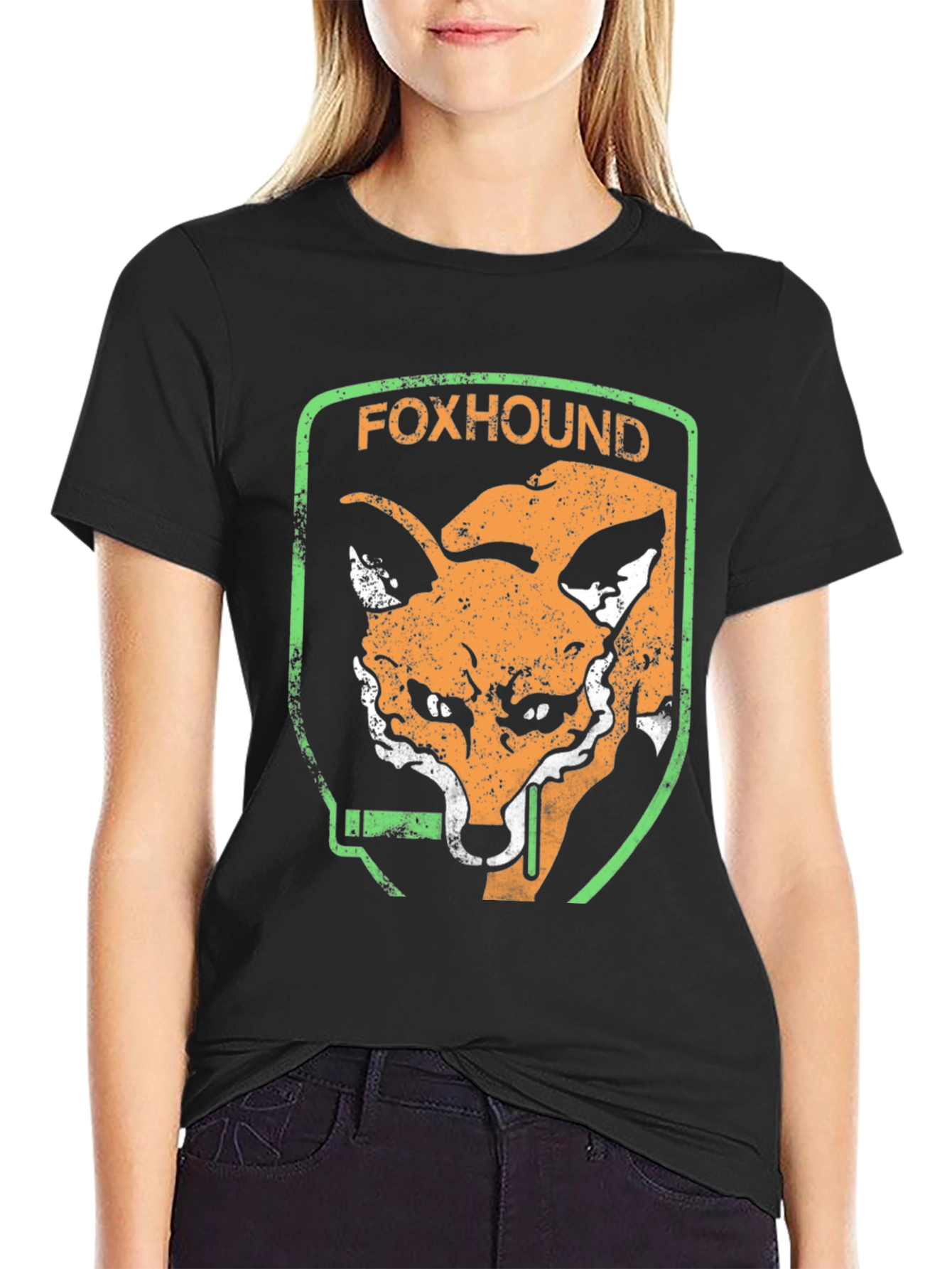 Foxhound Graphic T-Shirt - Retro Style