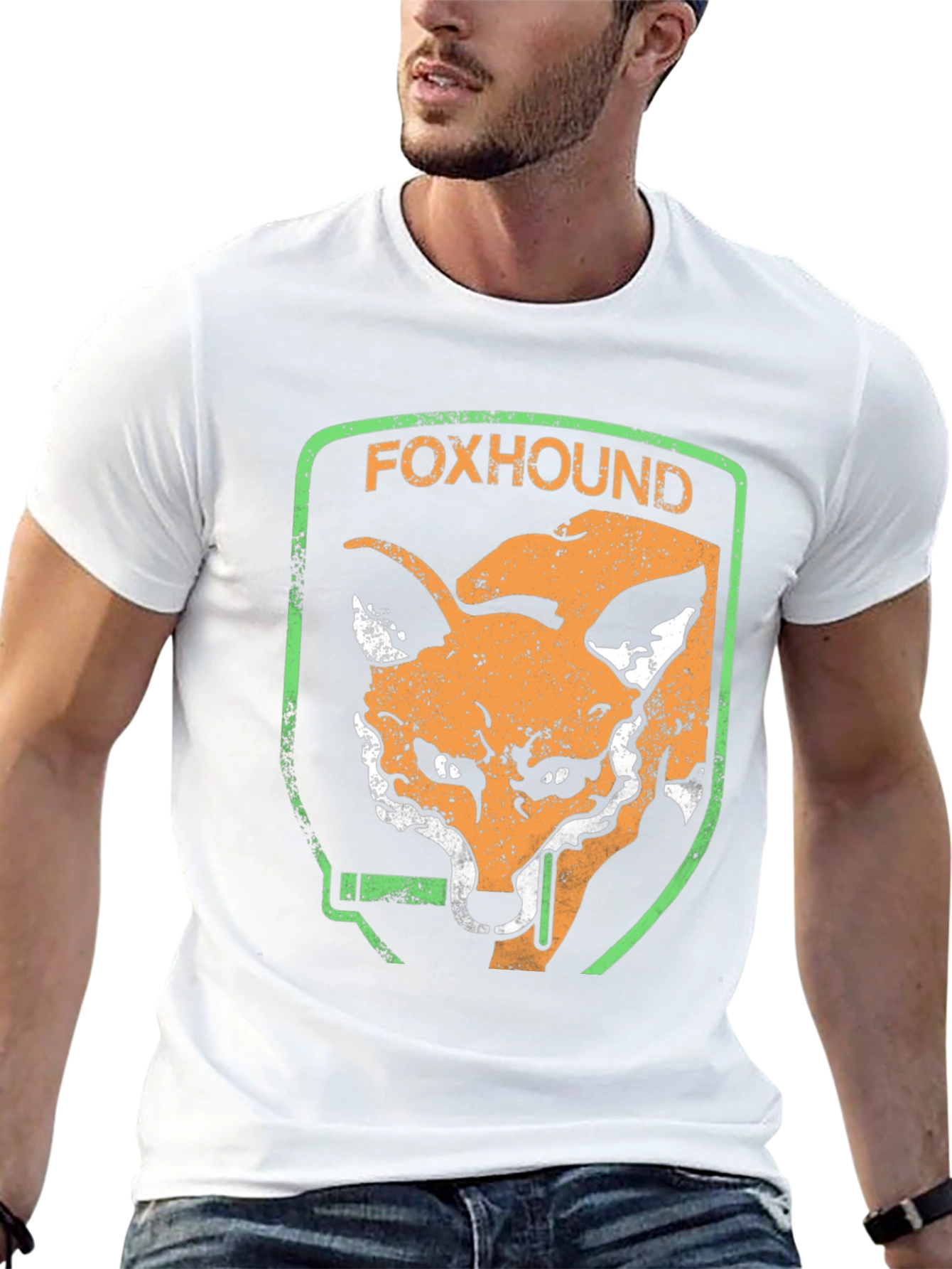 Foxhound Graphic T-Shirt - Retro Style