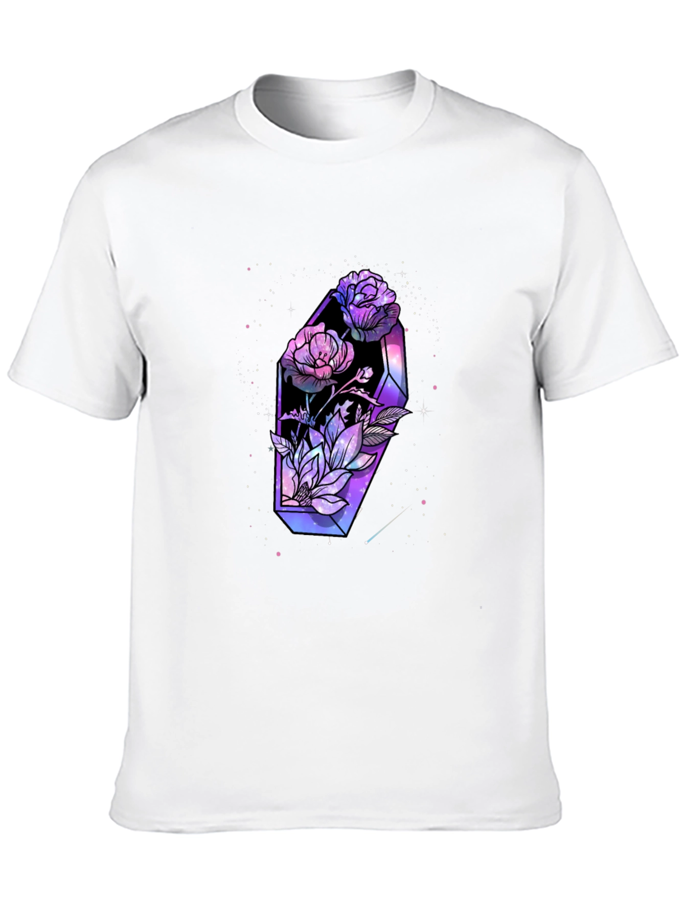 Floral Coffin Graphic Tee