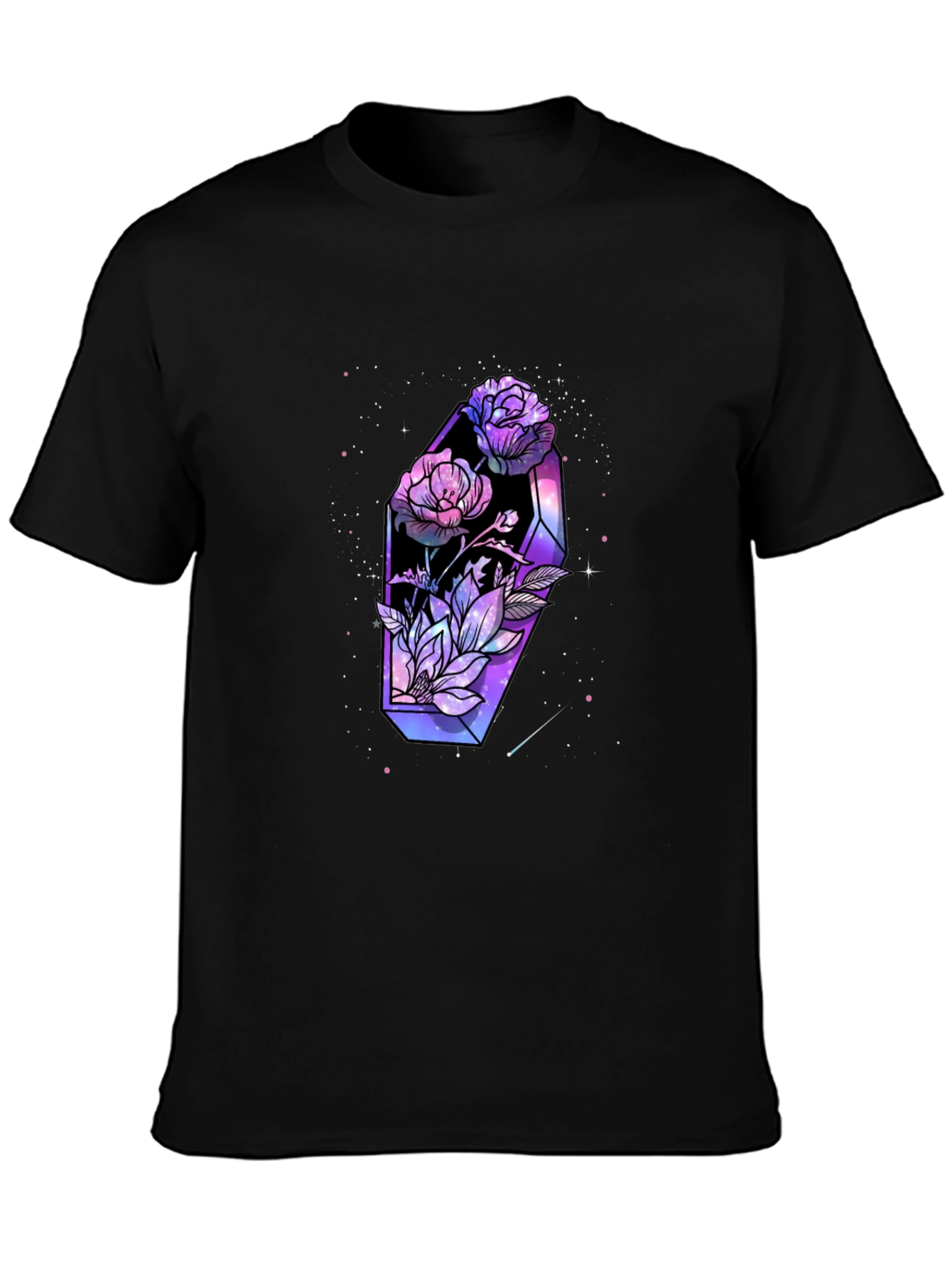 Floral Coffin Graphic Tee