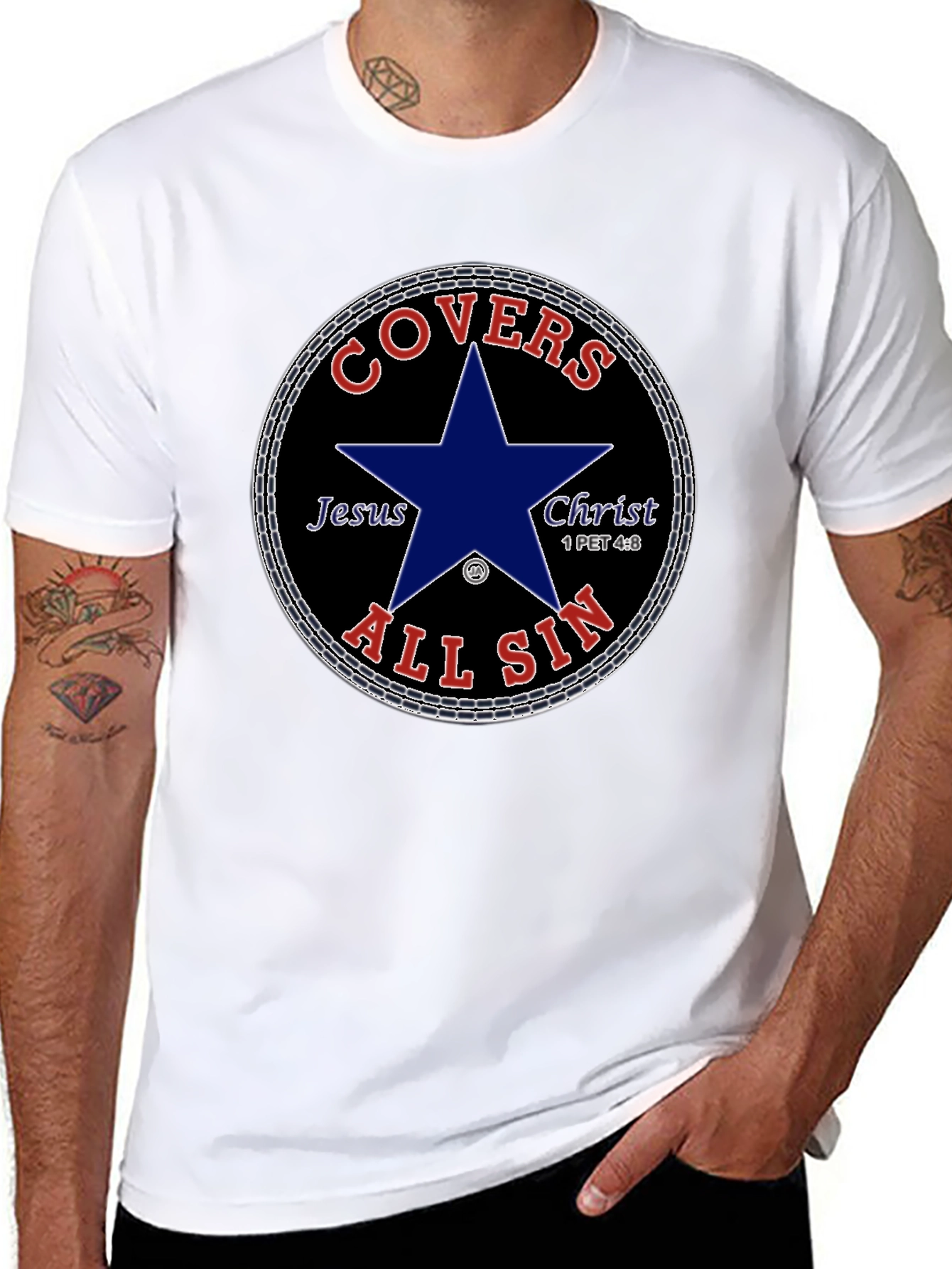 Jesus Covers All Sin T-Shirt