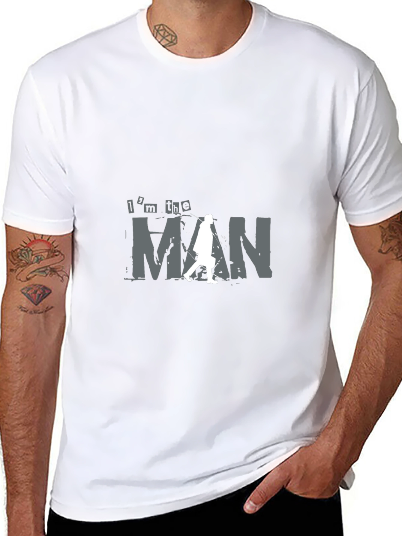 Im The Man Graphic Tee - Cool Design