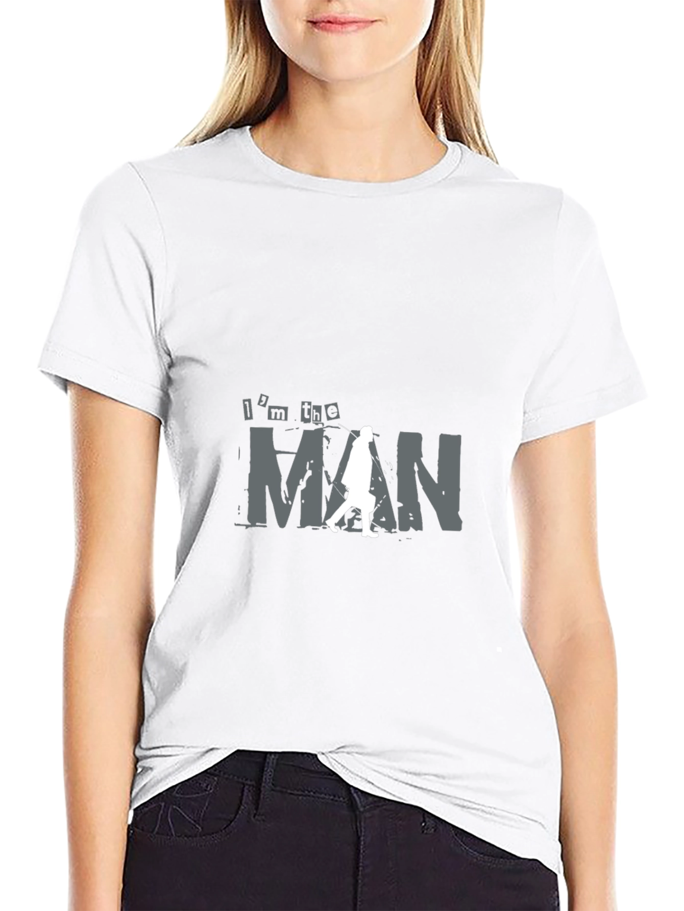 Im The Man Graphic Tee - Cool Design