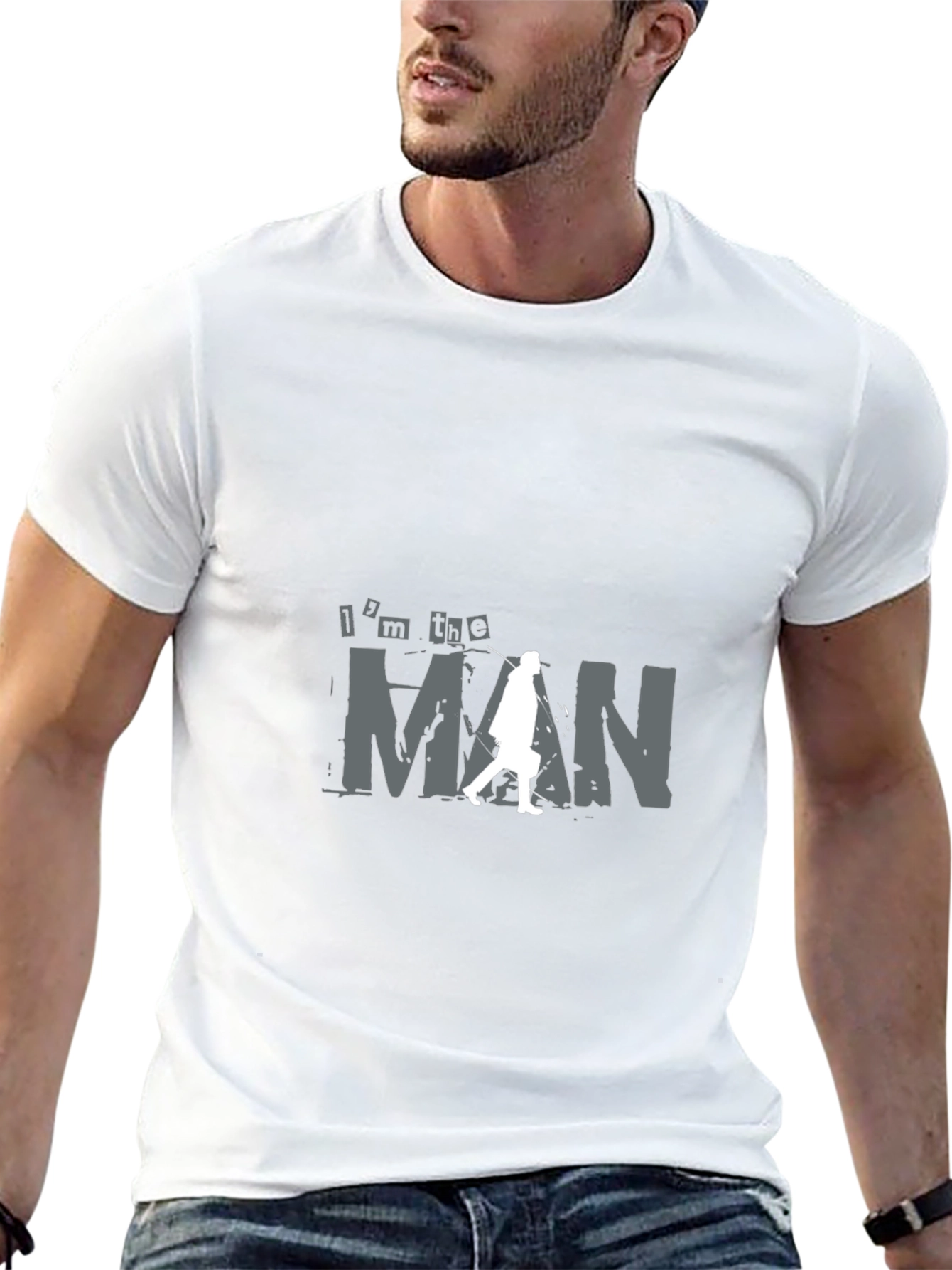 Im The Man Graphic Tee - Cool Design