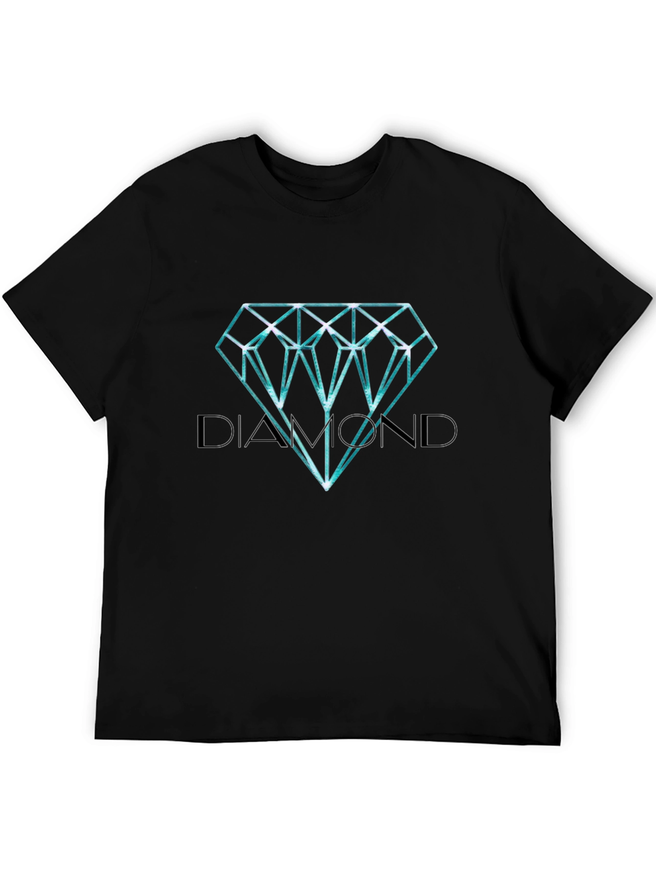 Diamond Graphic Black T-Shirt