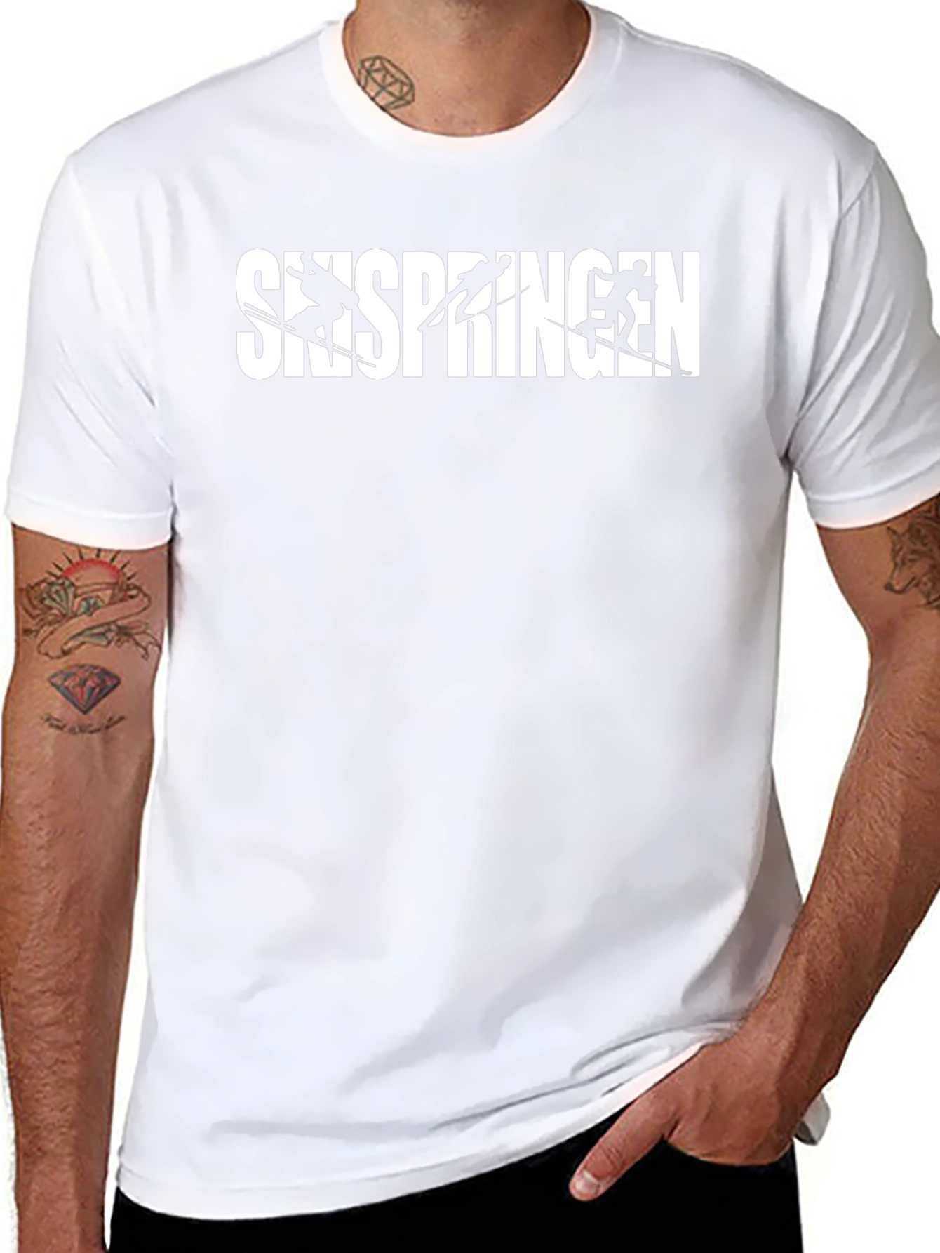 Ski Jumping Graphic T-Shirt