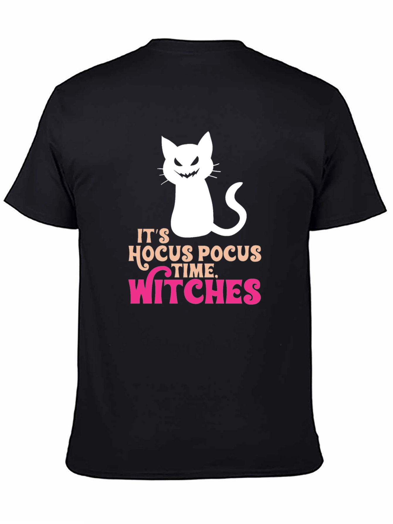 Hocus Pocus Witches Time T-Shirt Halloween Cat Tee