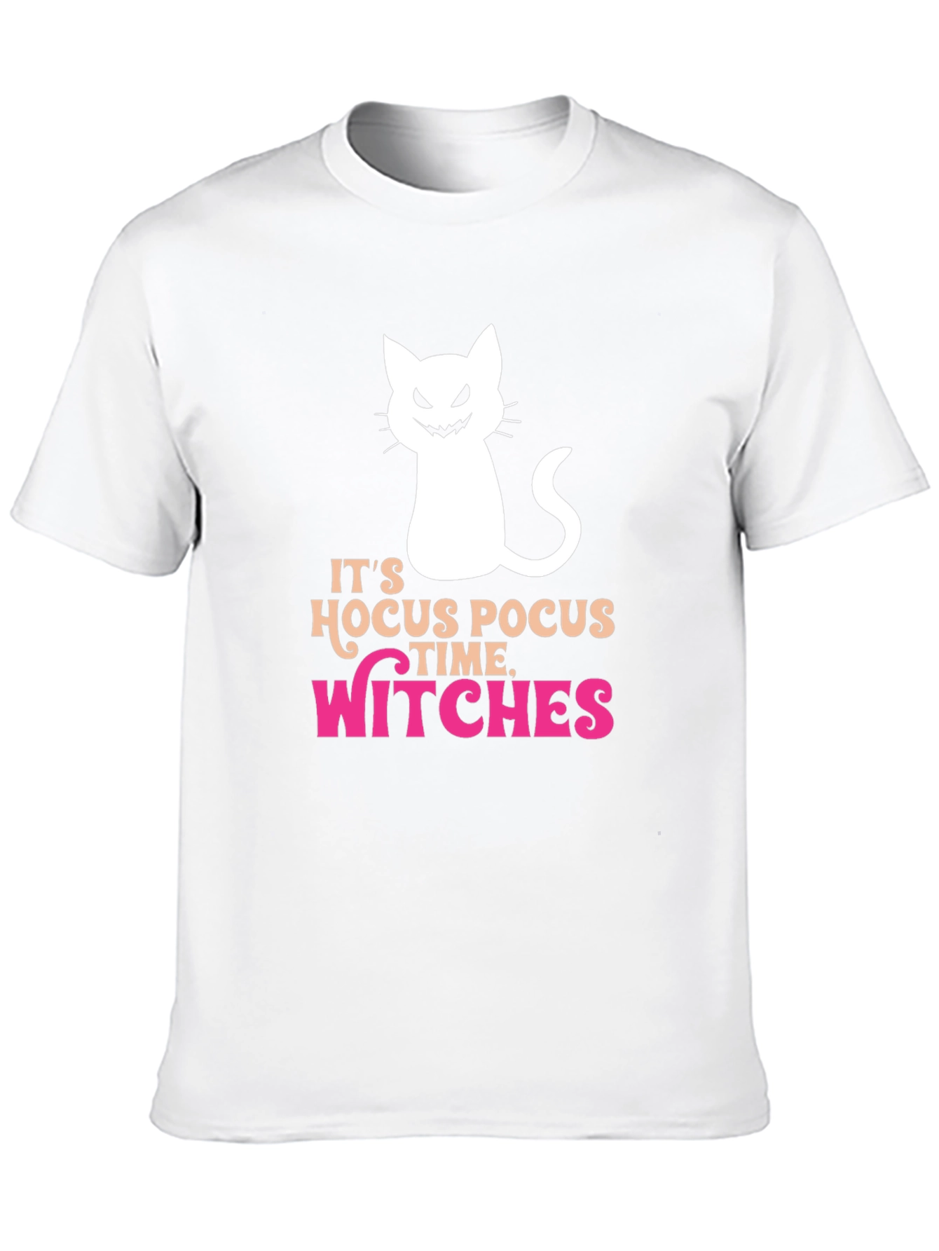 Hocus Pocus Witches Time T-Shirt Halloween Cat Tee