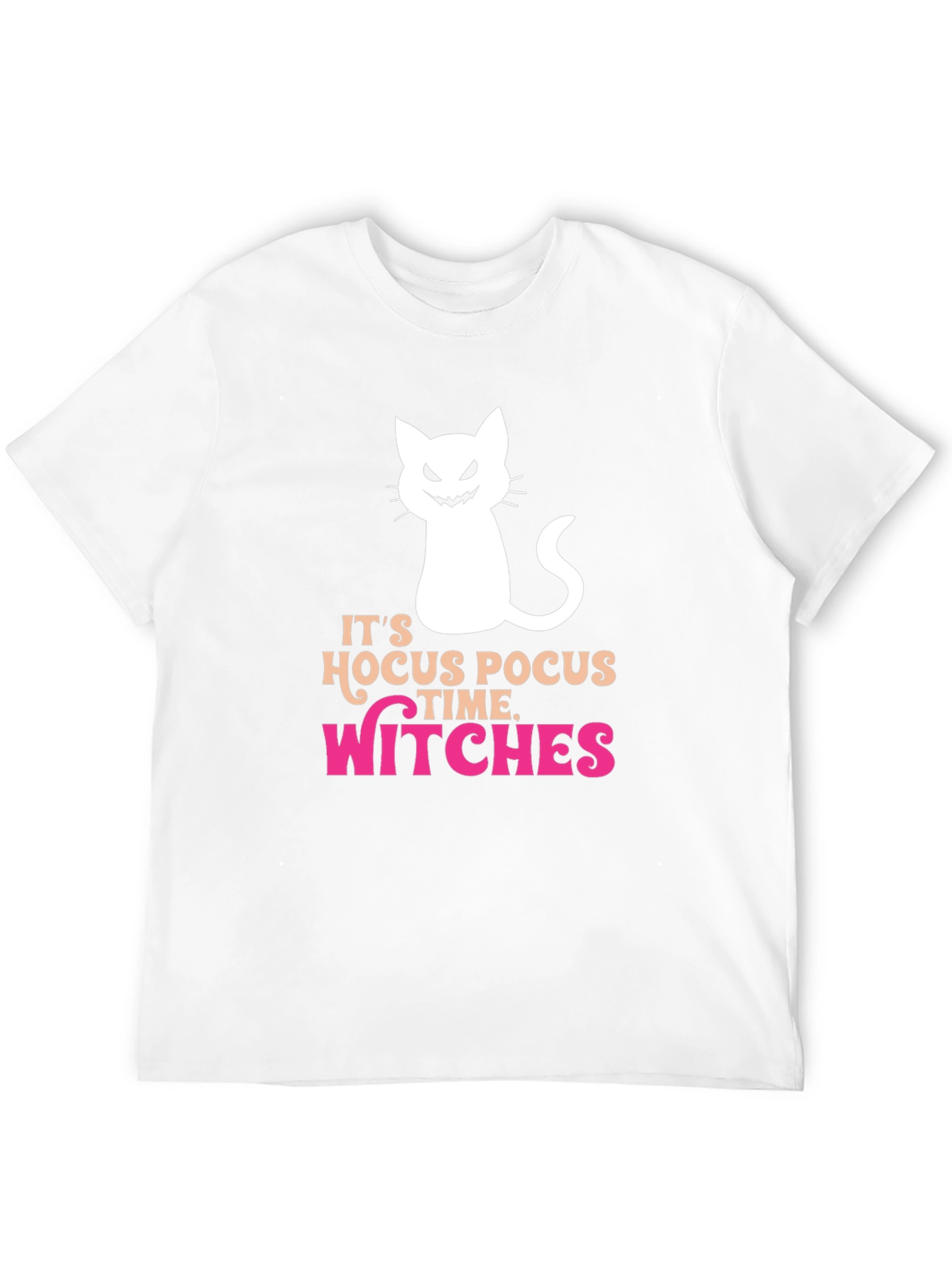 Hocus Pocus Witches Time T-Shirt Halloween Cat Tee