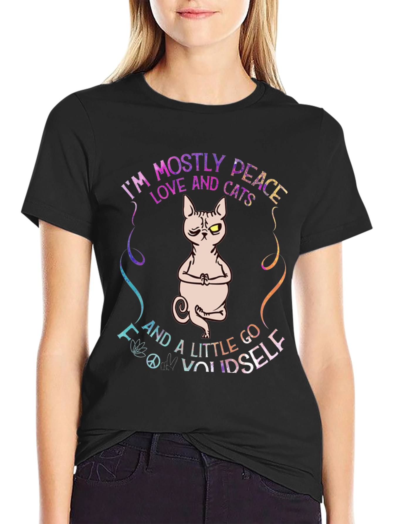 Peace Love Cats T-Shirt