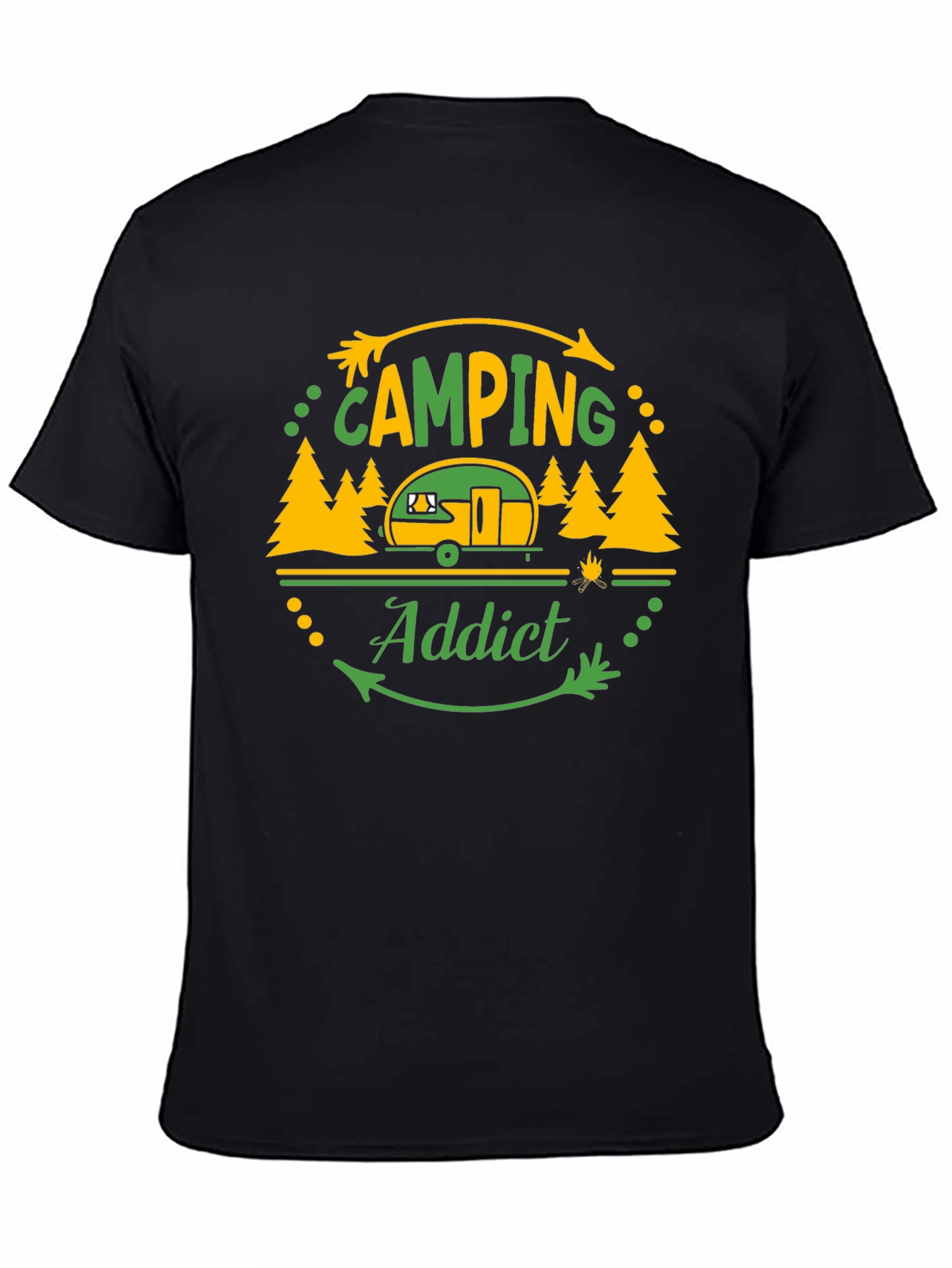 Camping Addict Graphic T-Shirt