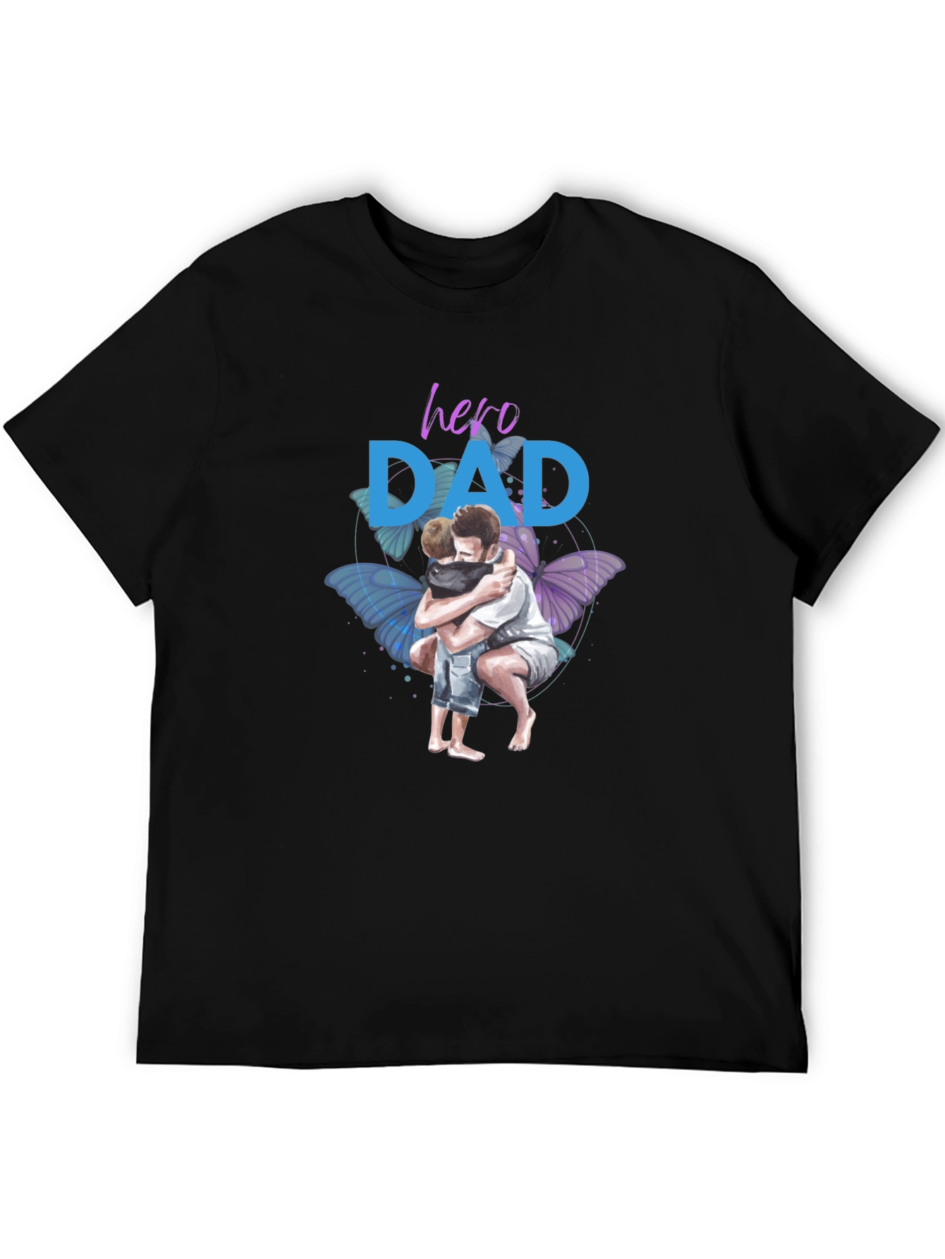 Hero Dad T-Shirt Fathers Day Gift