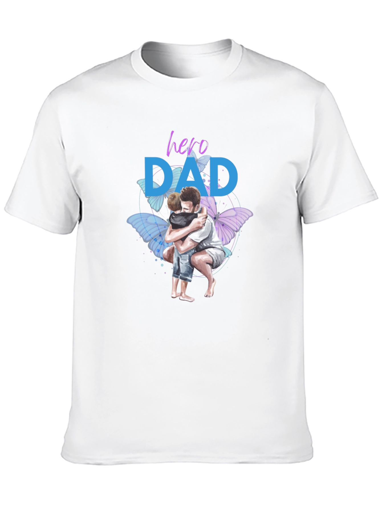 Hero Dad T-Shirt Fathers Day Gift