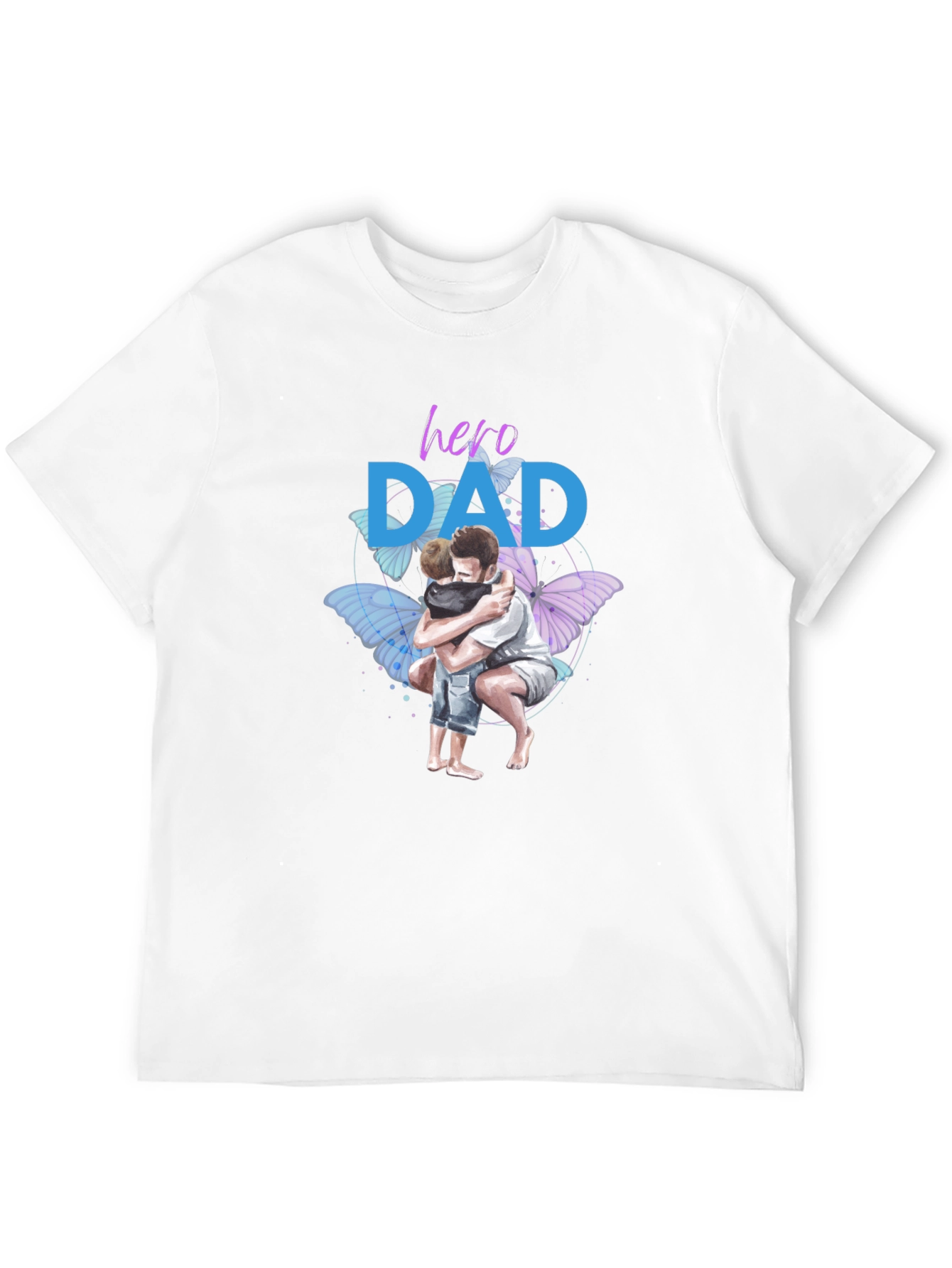 Hero Dad T-Shirt Fathers Day Gift