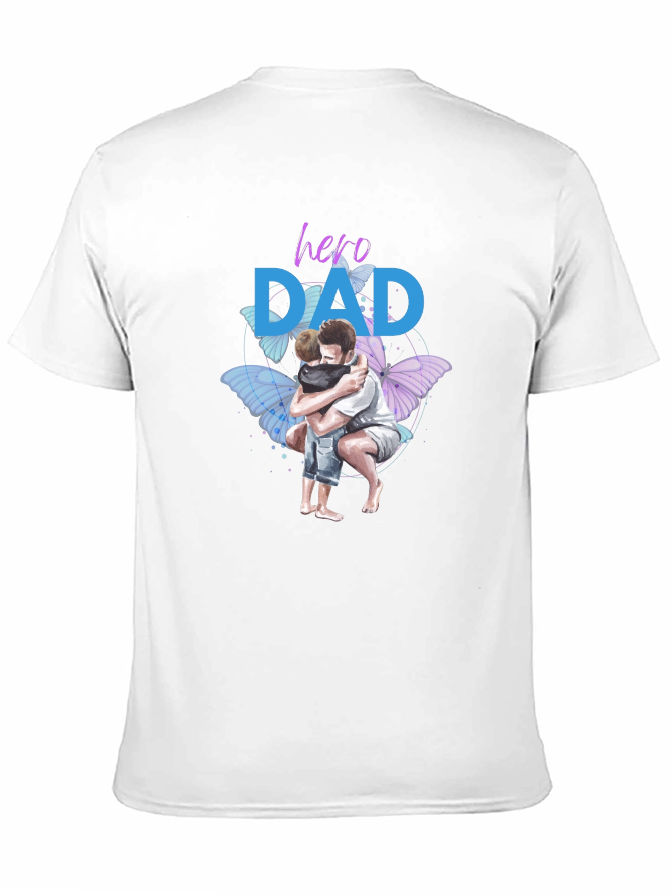 Hero Dad T-Shirt Fathers Day Gift