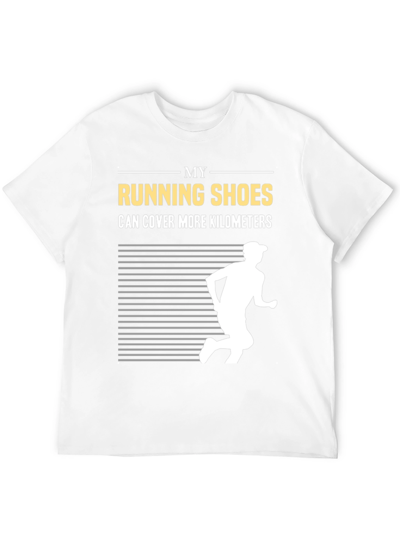 Running Shoes Kilometers Graphic Tee