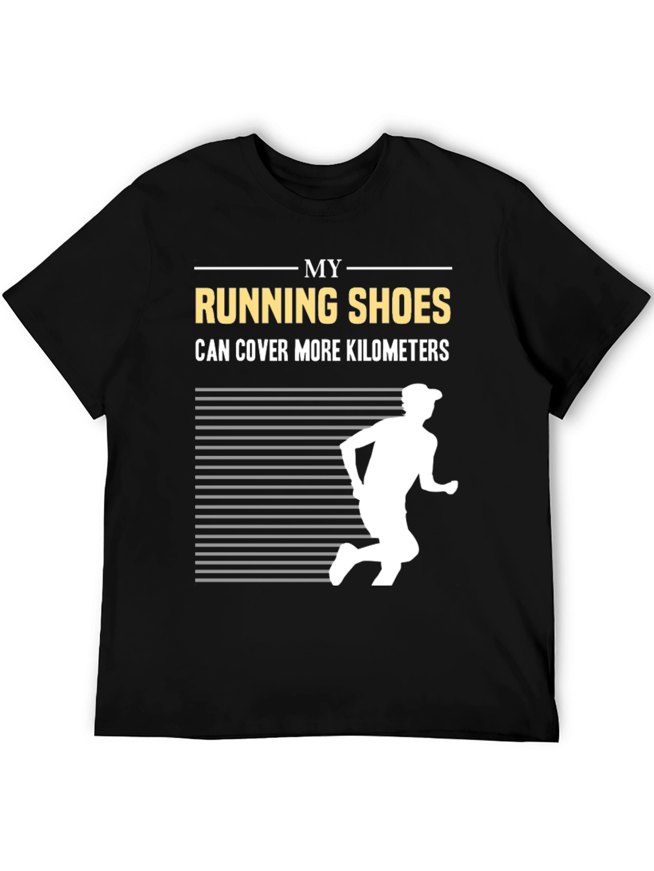 Running Shoes Kilometers Graphic Tee