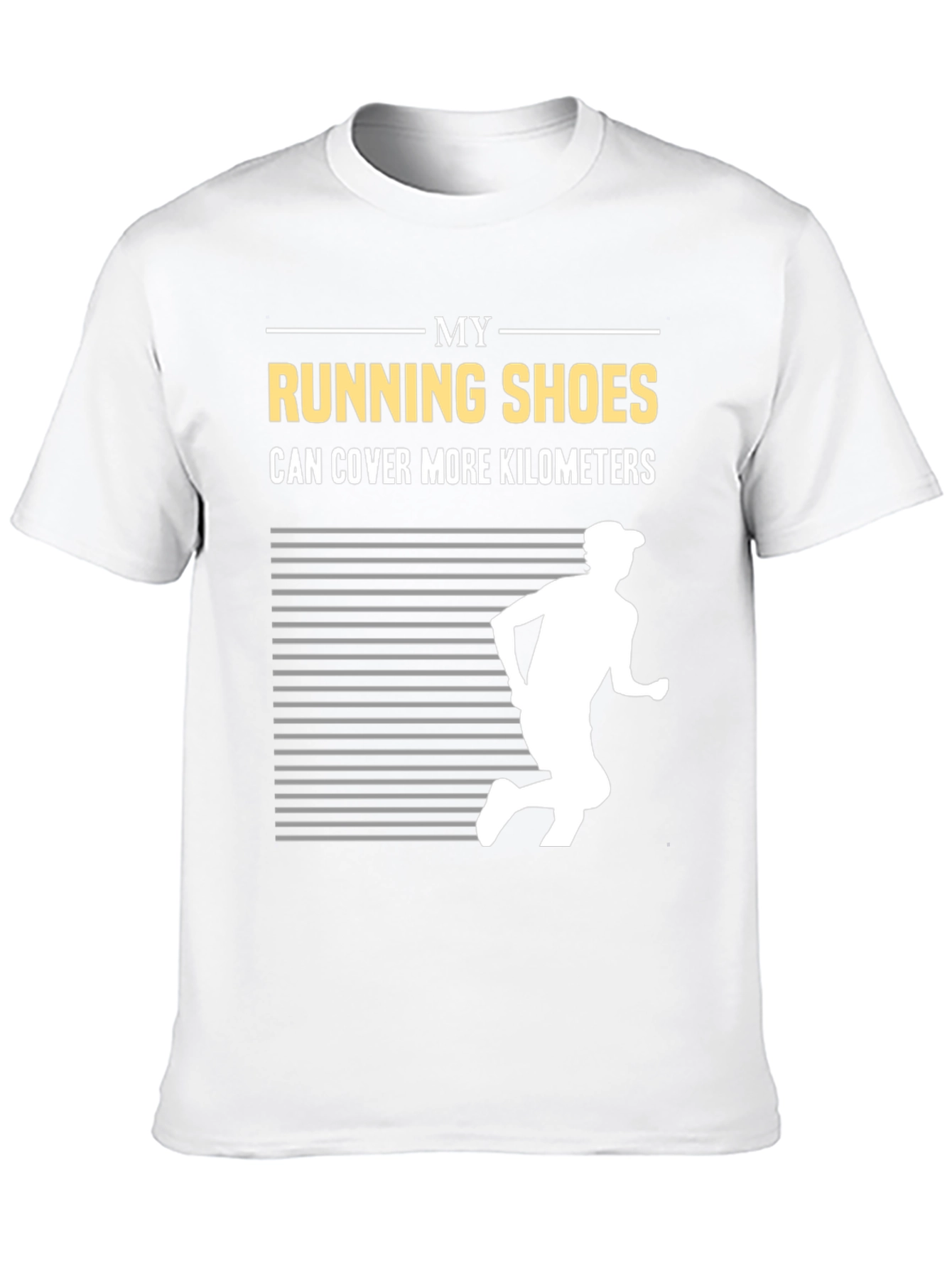 Running Shoes Kilometers Graphic Tee