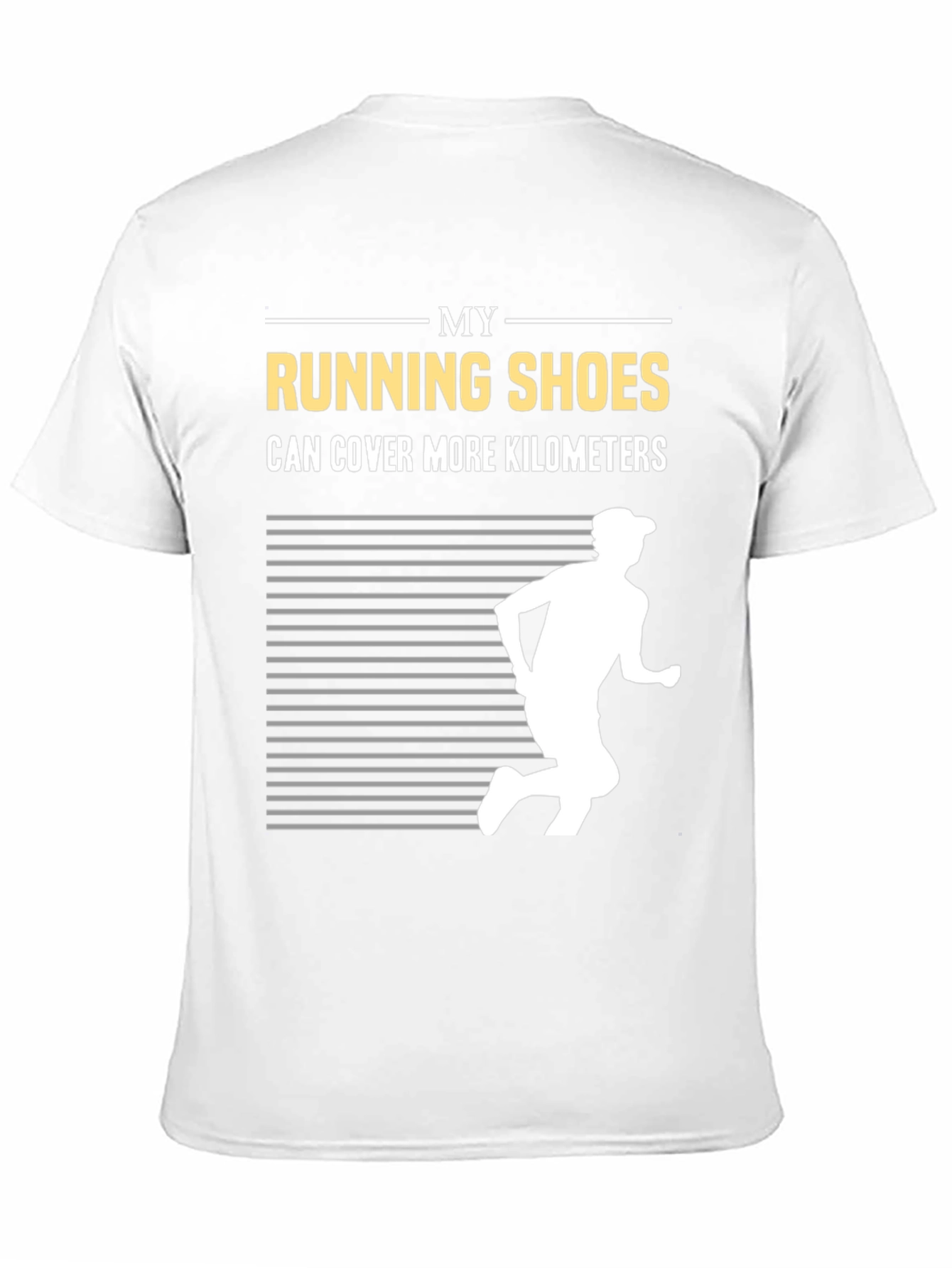 Running Shoes Kilometers Graphic Tee