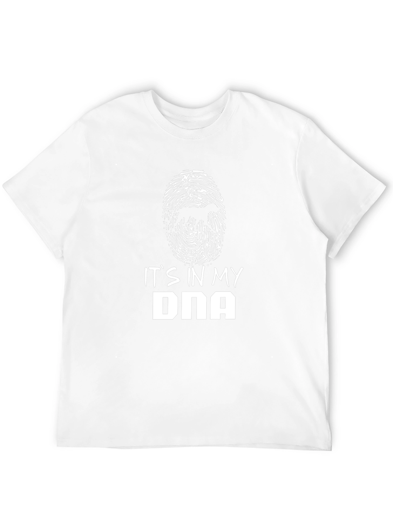 DNA Graphic Print Crew Neck T-Shirt