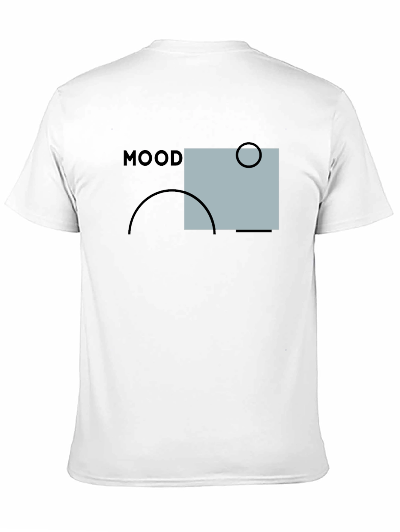 Mood Graphic Print Black T-Shirt