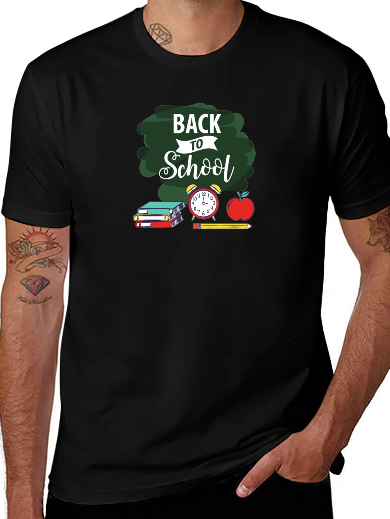 Back to School Black T-Shirt