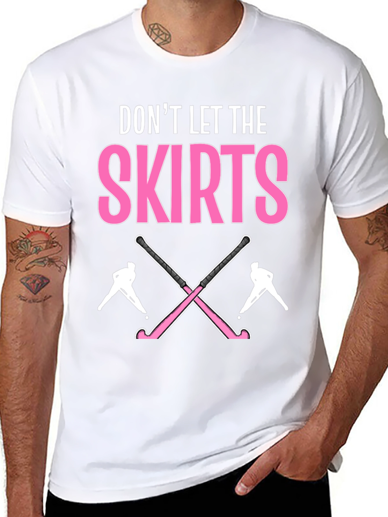 Dont Let The Skirts Hockey T-Shirt