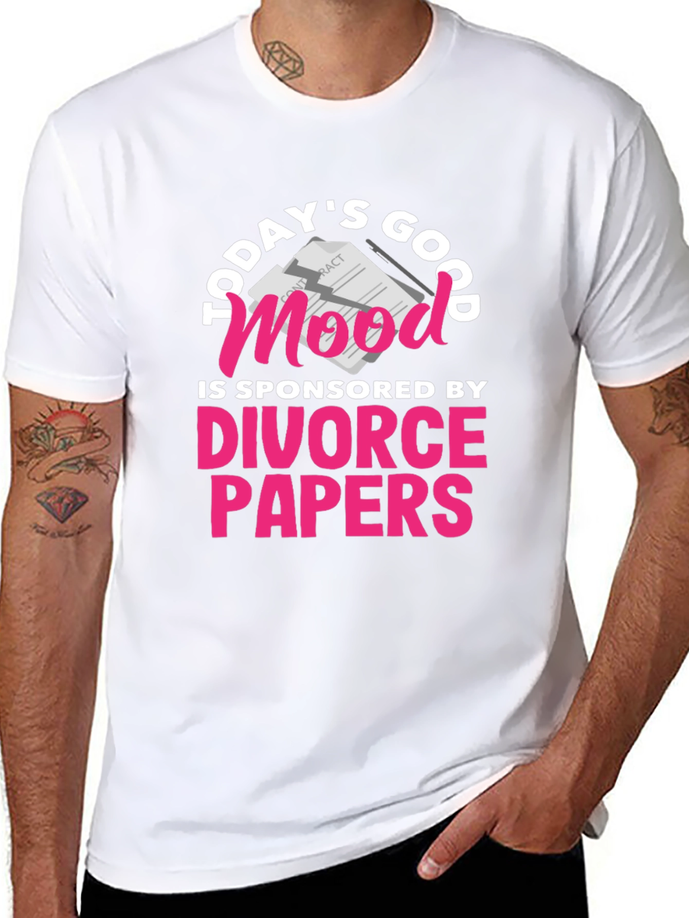 Todays Good Mood Divorce Papers T-Shirt