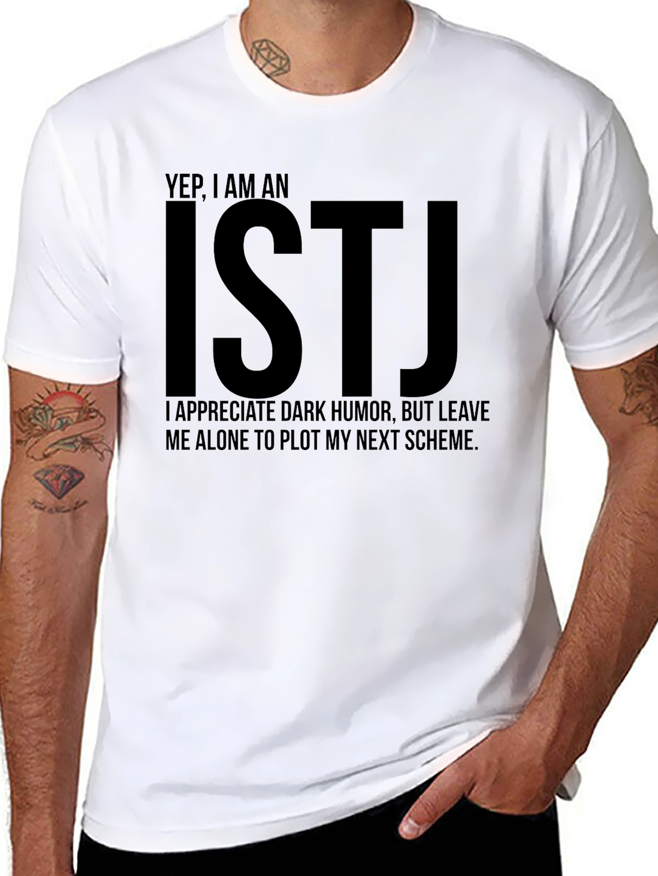 ISTJ Personality T-Shirt Dark Humor Introvert Tee