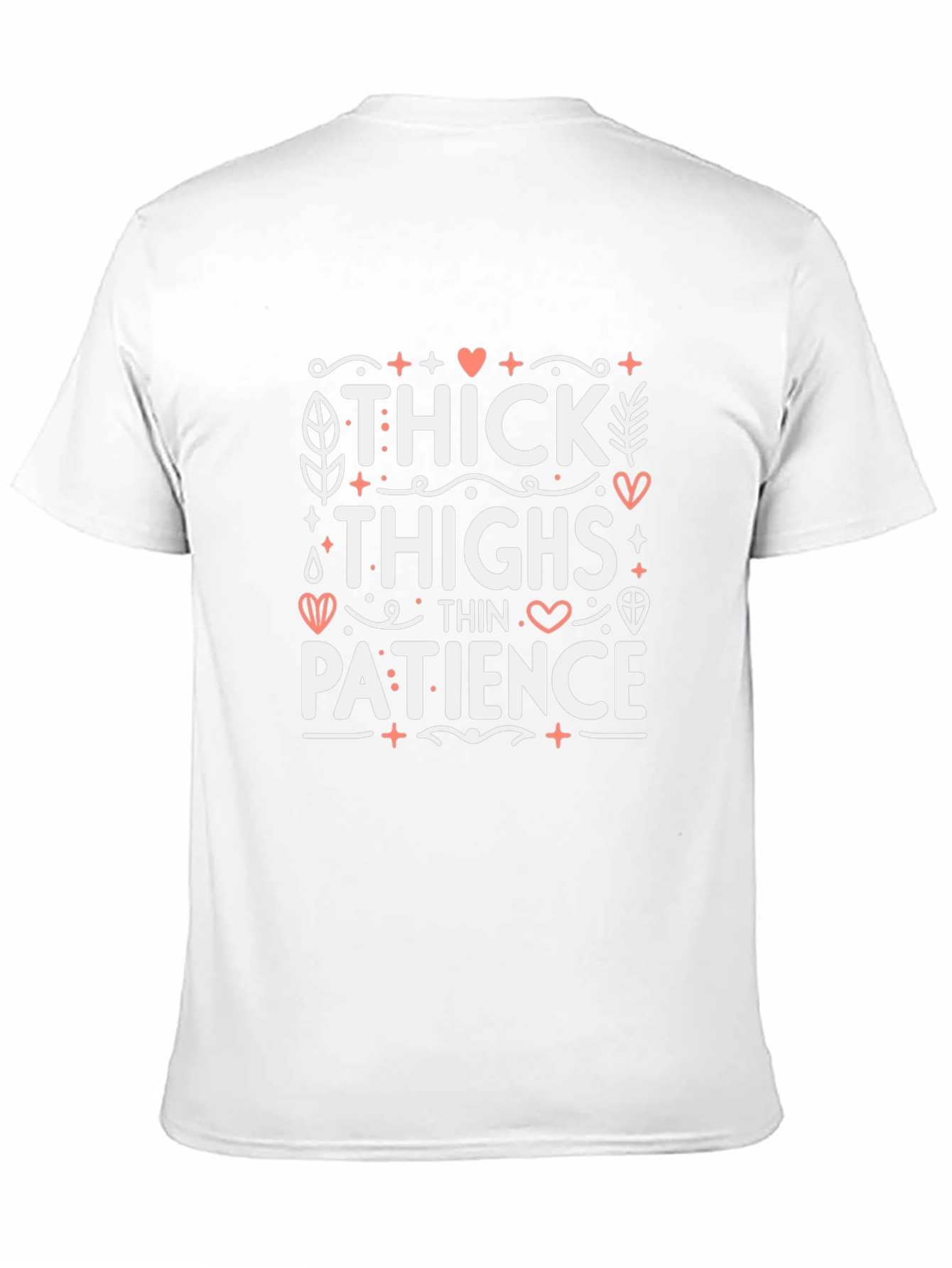 Thick Thighs Thin Patience Graphic Tee - Black