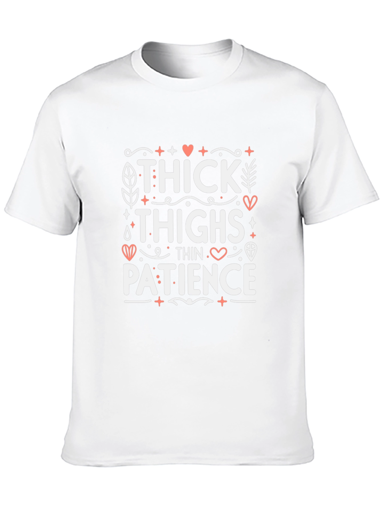 Thick Thighs Thin Patience Graphic Tee - Black
