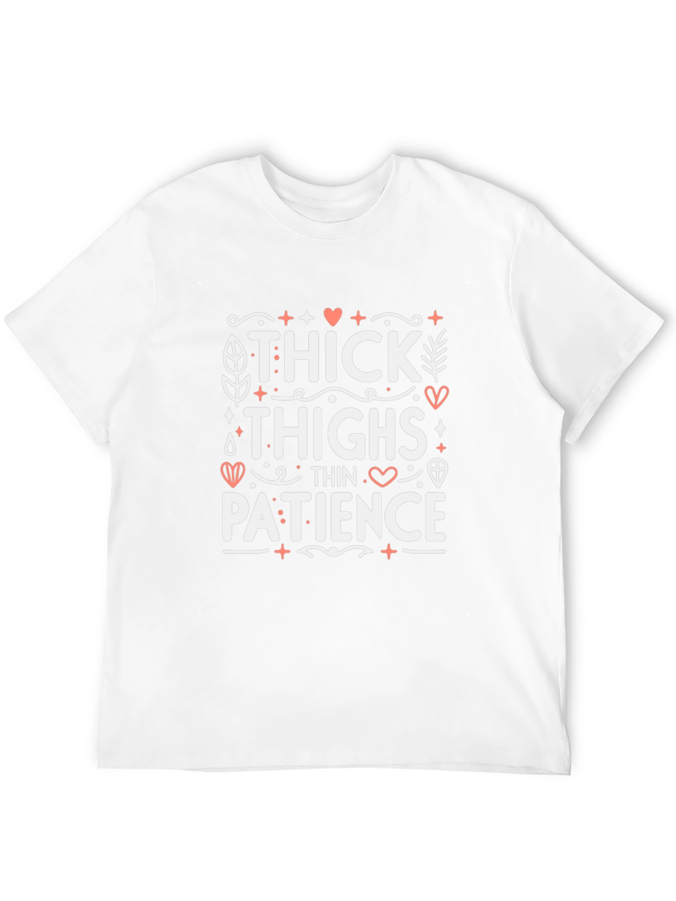 Thick Thighs Thin Patience Graphic Tee - Black