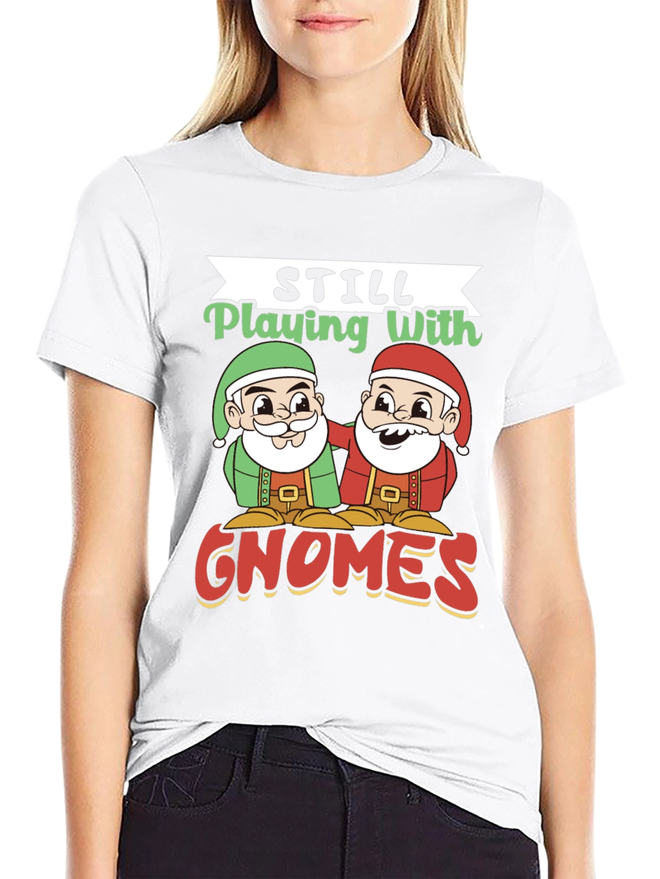 Still Playing With Gnomes Graphic Tee