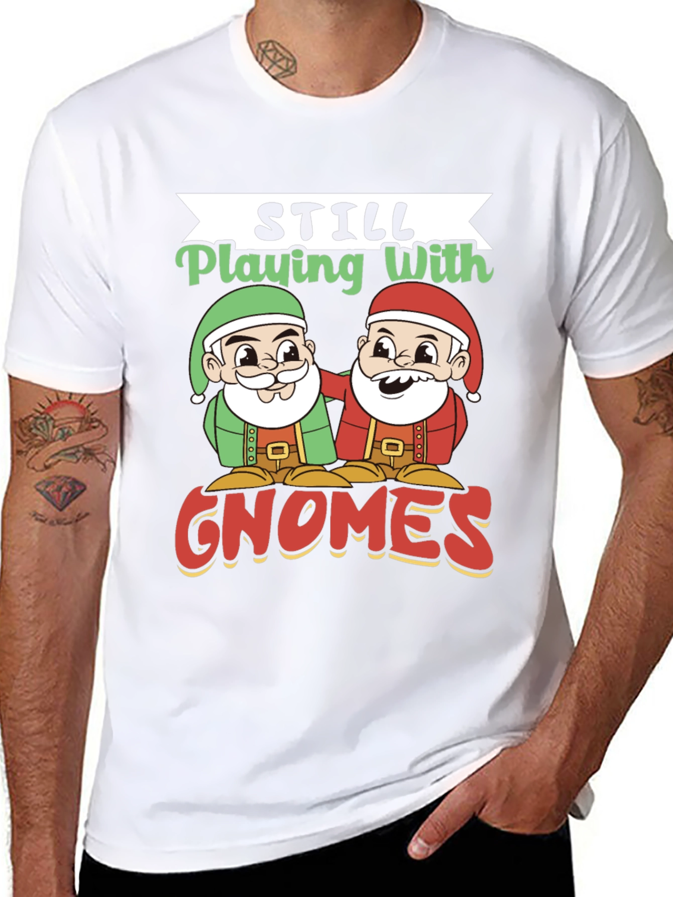 Still Playing With Gnomes Graphic Tee
