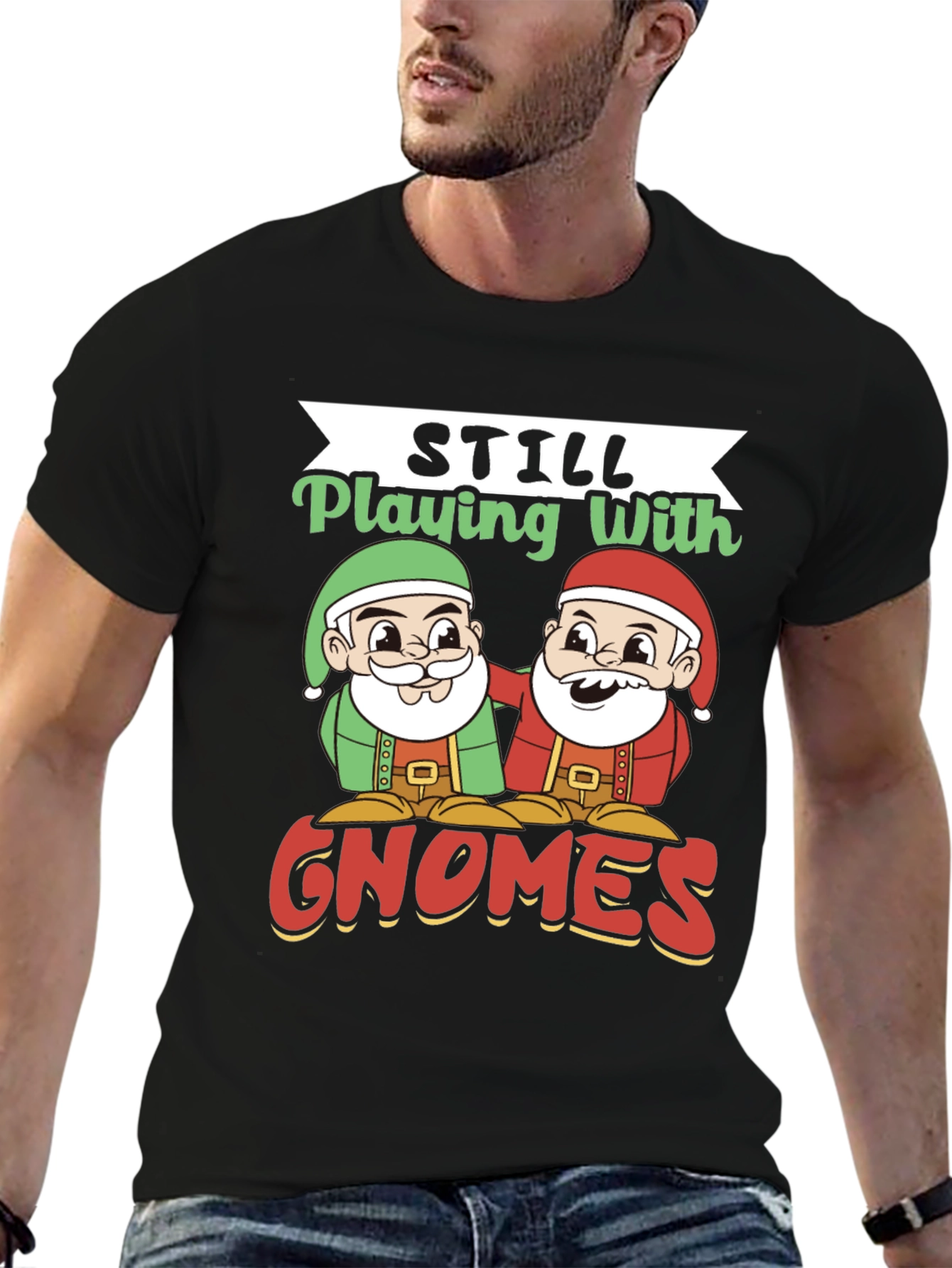 Still Playing With Gnomes Graphic Tee