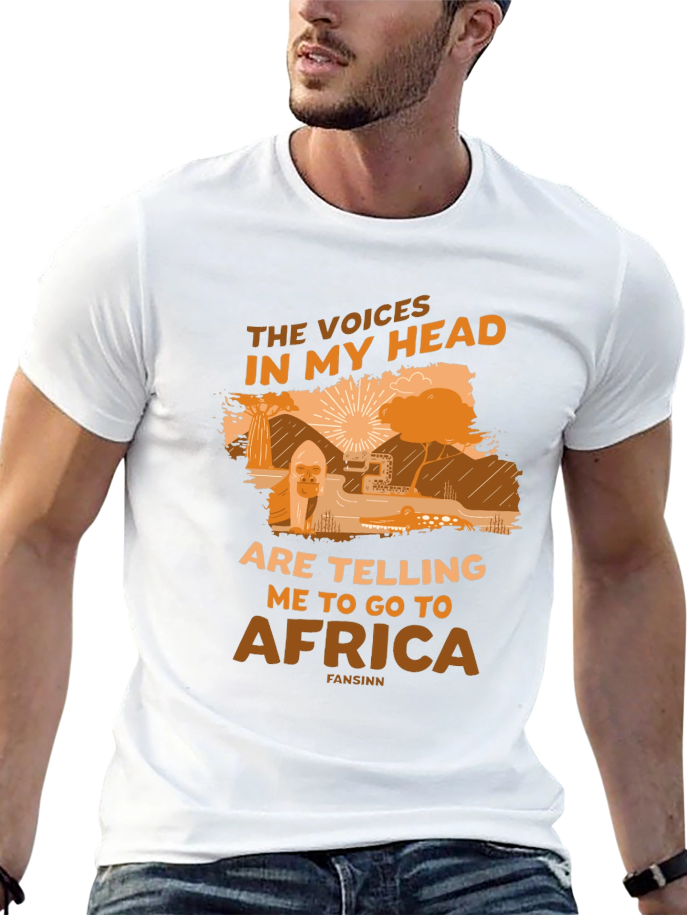 Africa Calling Graphic T-Shirt