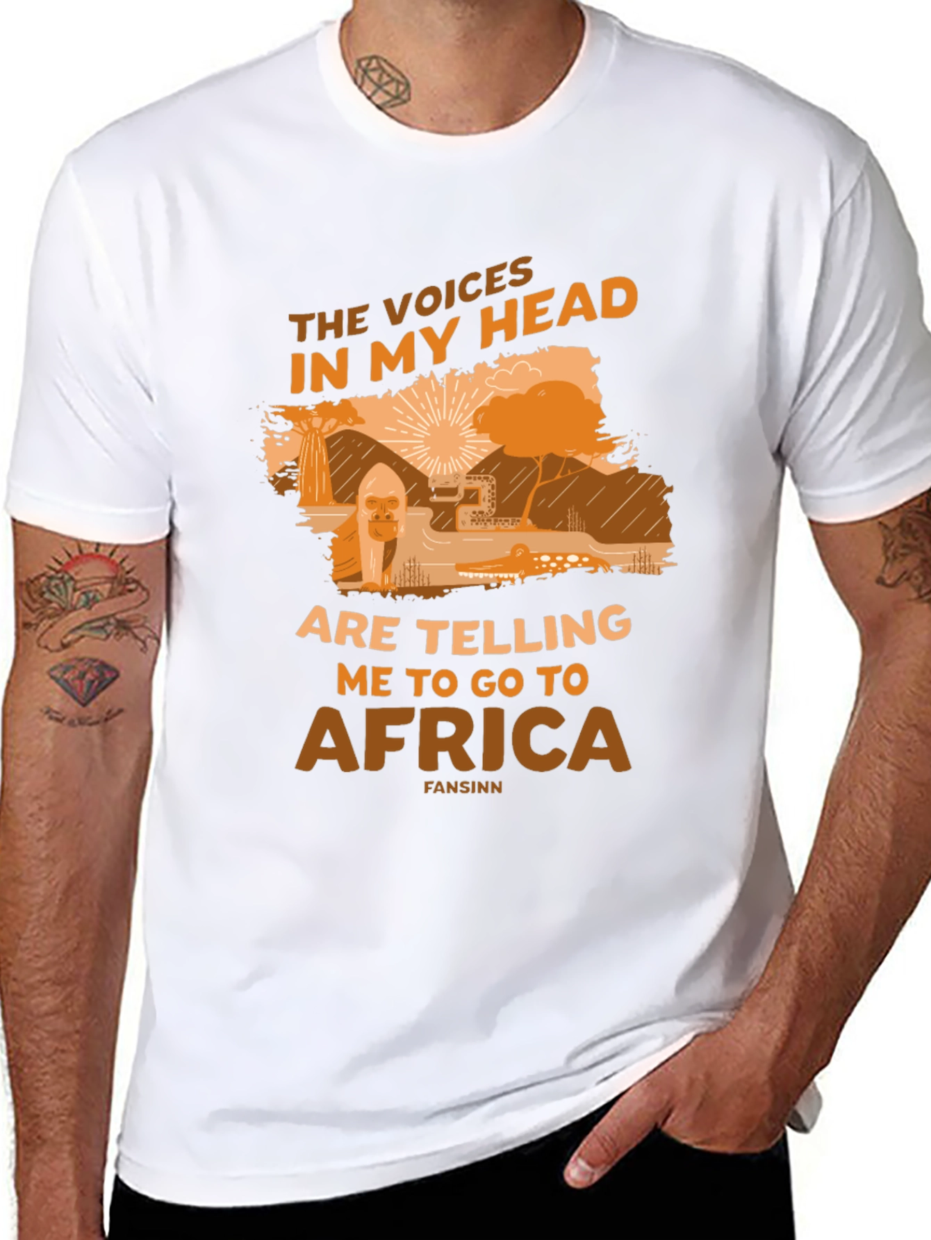 Africa Calling Graphic T-Shirt