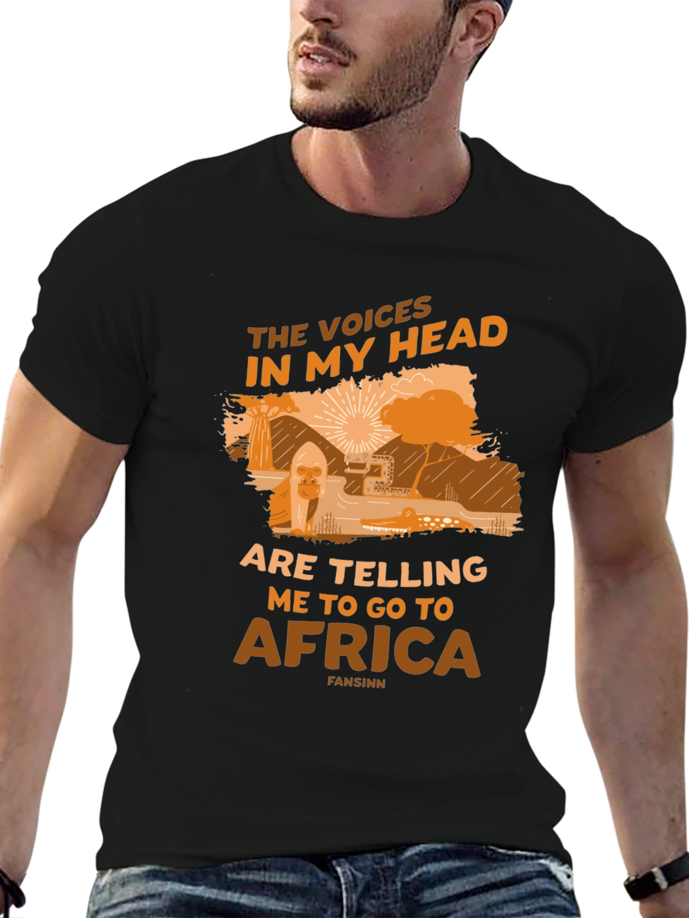Africa Calling Graphic T-Shirt
